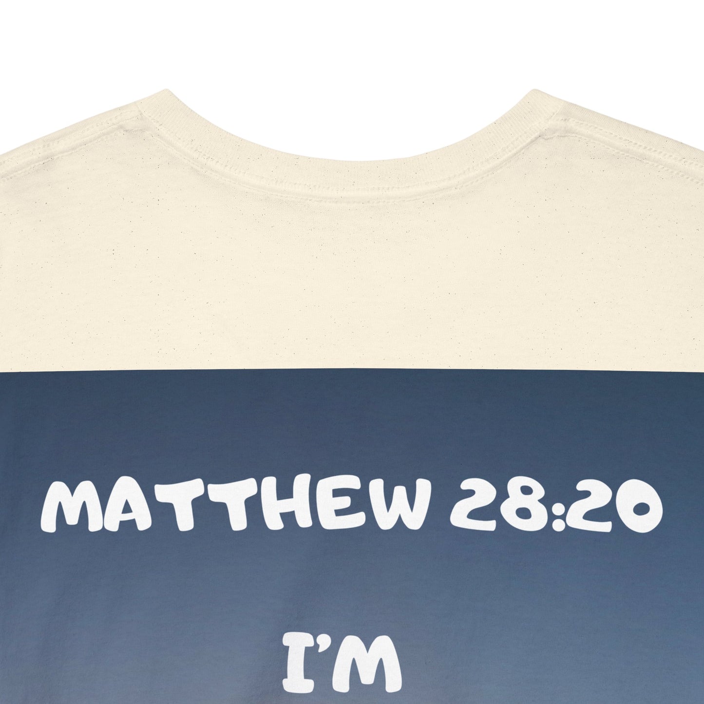 Faith Travel T‑Shirt — “Jeremiah 29:11 / Matthew 28:20” Inspirational Plane Tee