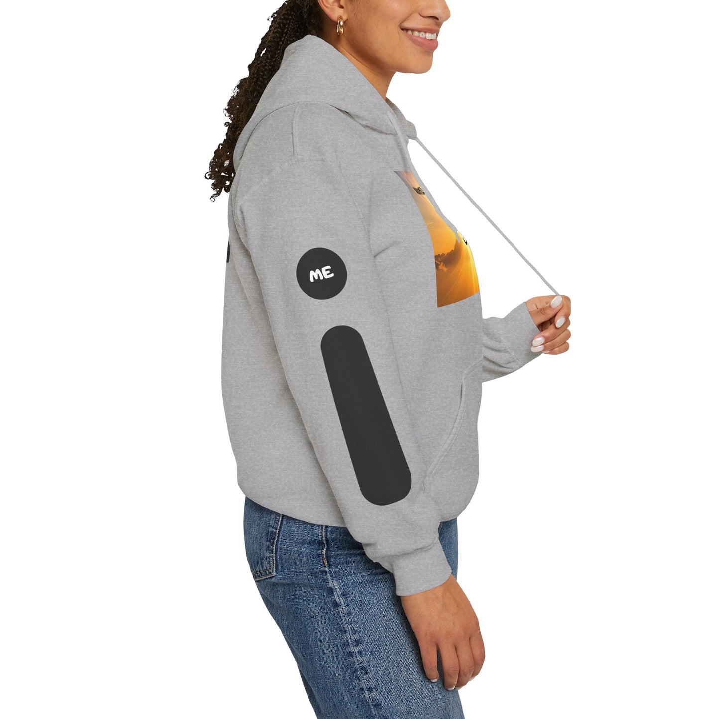 Smile Face Hoodie — "Are You Still Alive?" Sunrise Graphic Hooded Sweatshirt