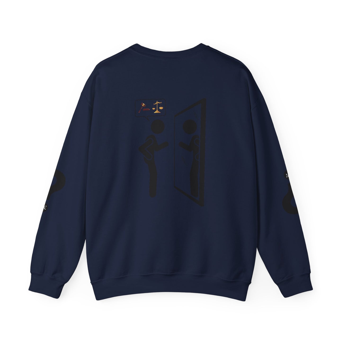 Judging Crewneck Sweatshirt, Unisex Sweater, Funny Sweatshirt, Casual Fashion, Gift for Friends, Comfort Wear