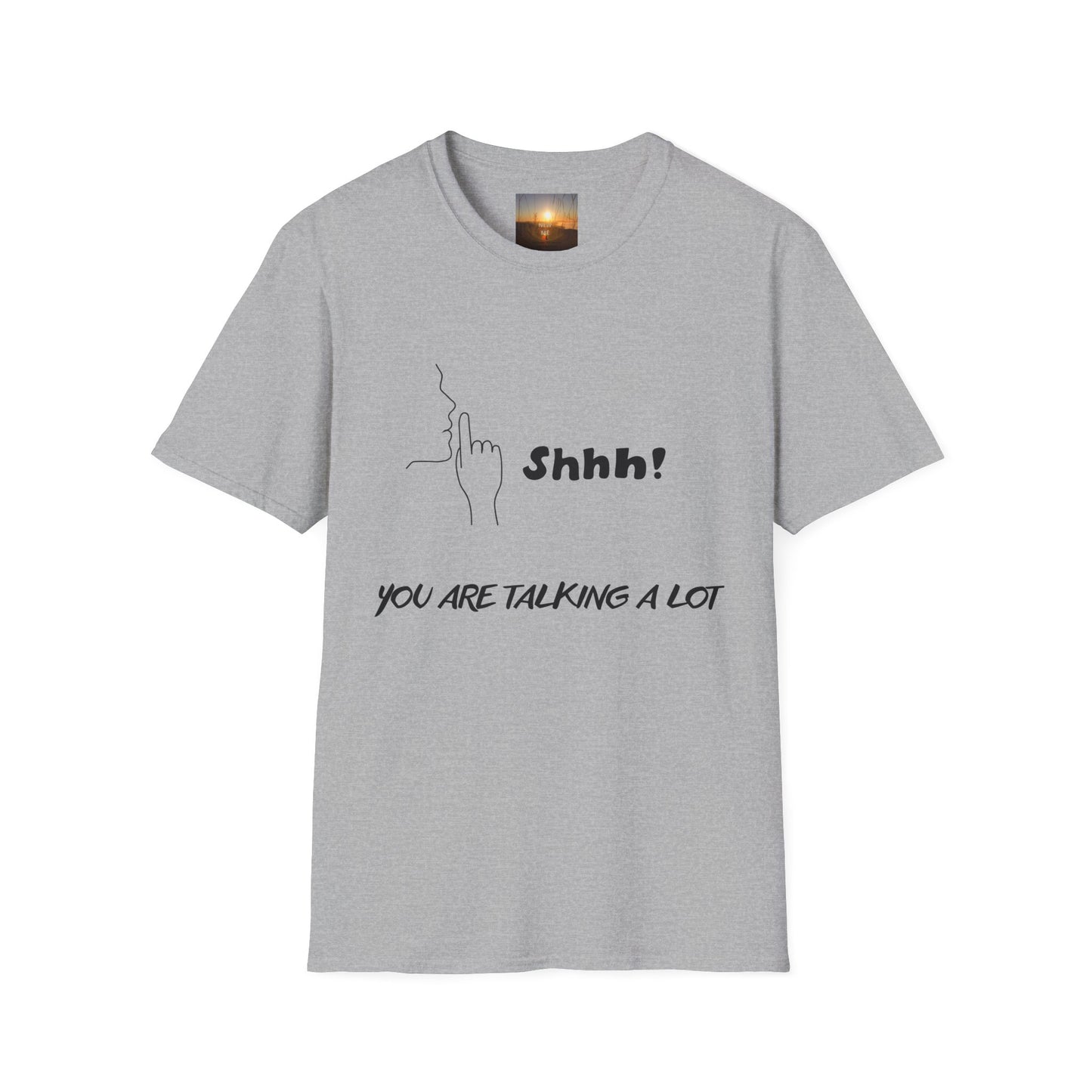SILENCE Unisex Funny Quote T-Shirt: Shhh! You Are Talking A Lot, Silence I'm A New Me, Trendy Graphic Tee for Quirky Gifts, Comfortable Casual [...]