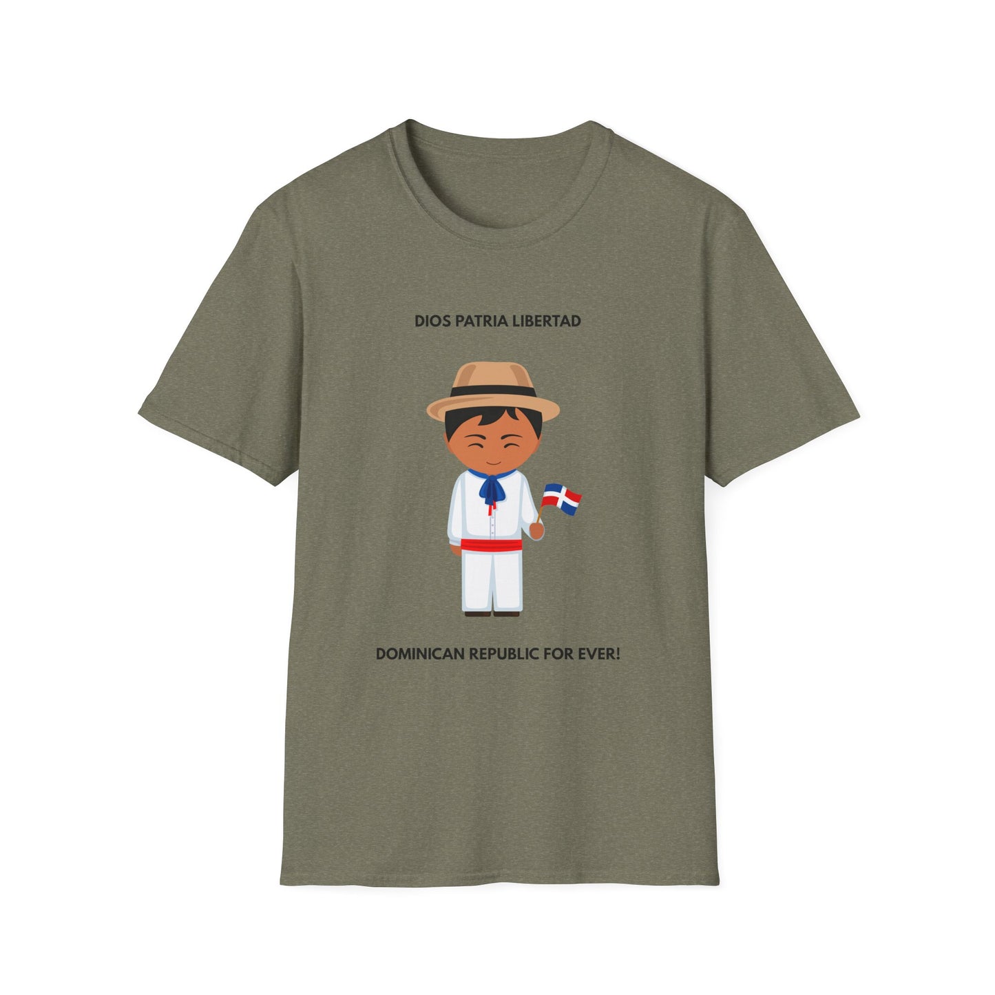 Dominican Republic Forever T-Shirt | Cultural Pride Tee, Unisex Softstyle Shirt, Vacation Apparel, Caribbean Pride, Travel Gift