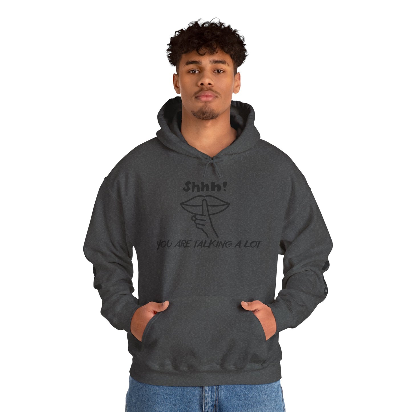 Shhh! Funny Unisex Hooded Sweatshirt, Cozy Hoodie for Introverts, Ideal Gift for Friends and Family, Perfect for Casual Wear, [...]