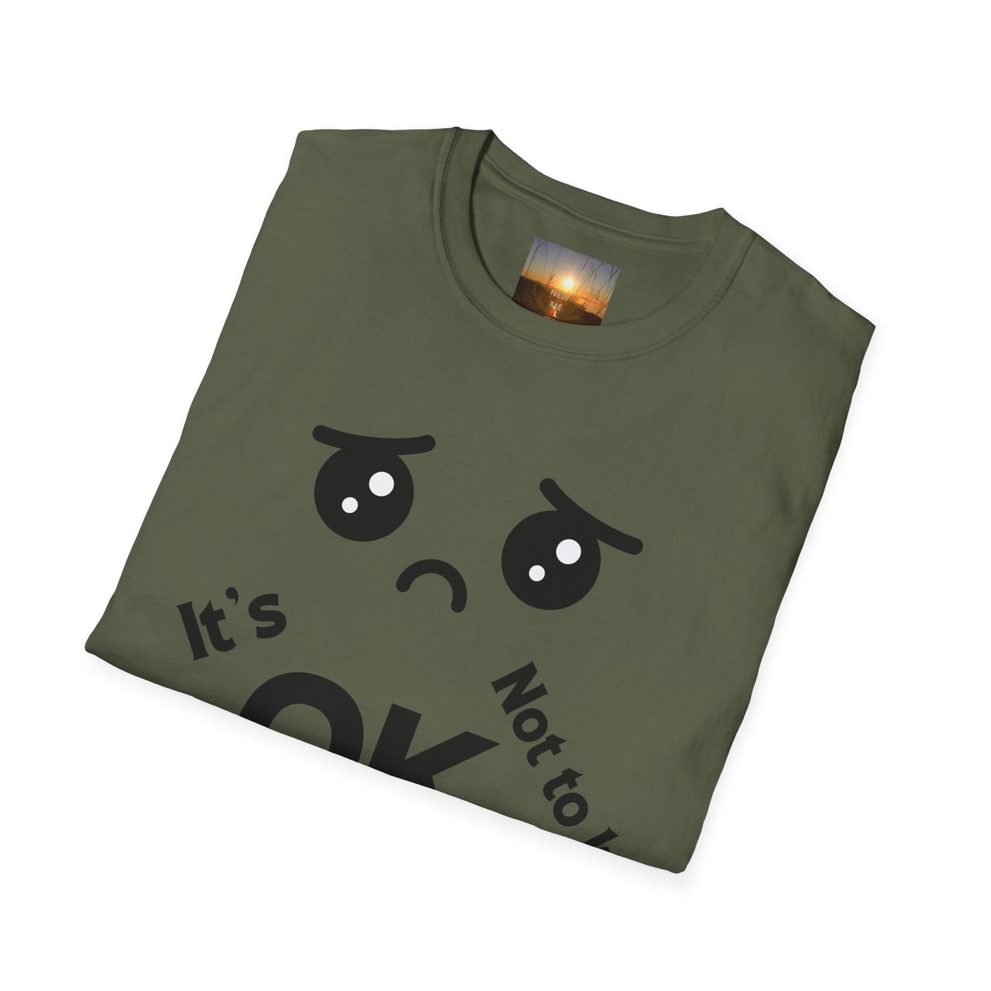 IT'S OK Emotional Support Unisex T-Shirt, Inspirational Tee, Self-Care Shirt, Mental Health Awareness, Gift for Friends, Motivational Apparel, [...]
