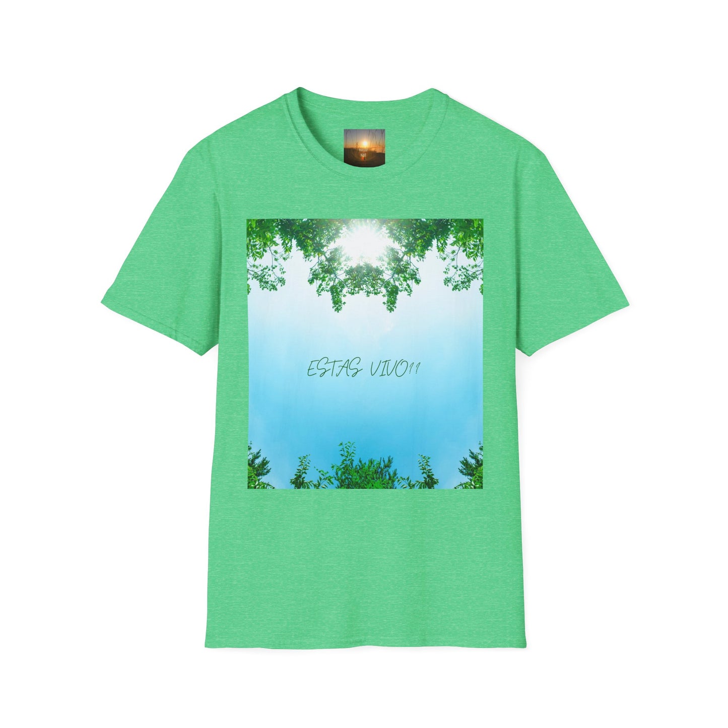 ESTAS VIVO? Serene Nature T-Shirt, Yoga Wear, Mindfulness Tee, Inspirational Shirt, Relaxation Gift, Unisex Summer Top