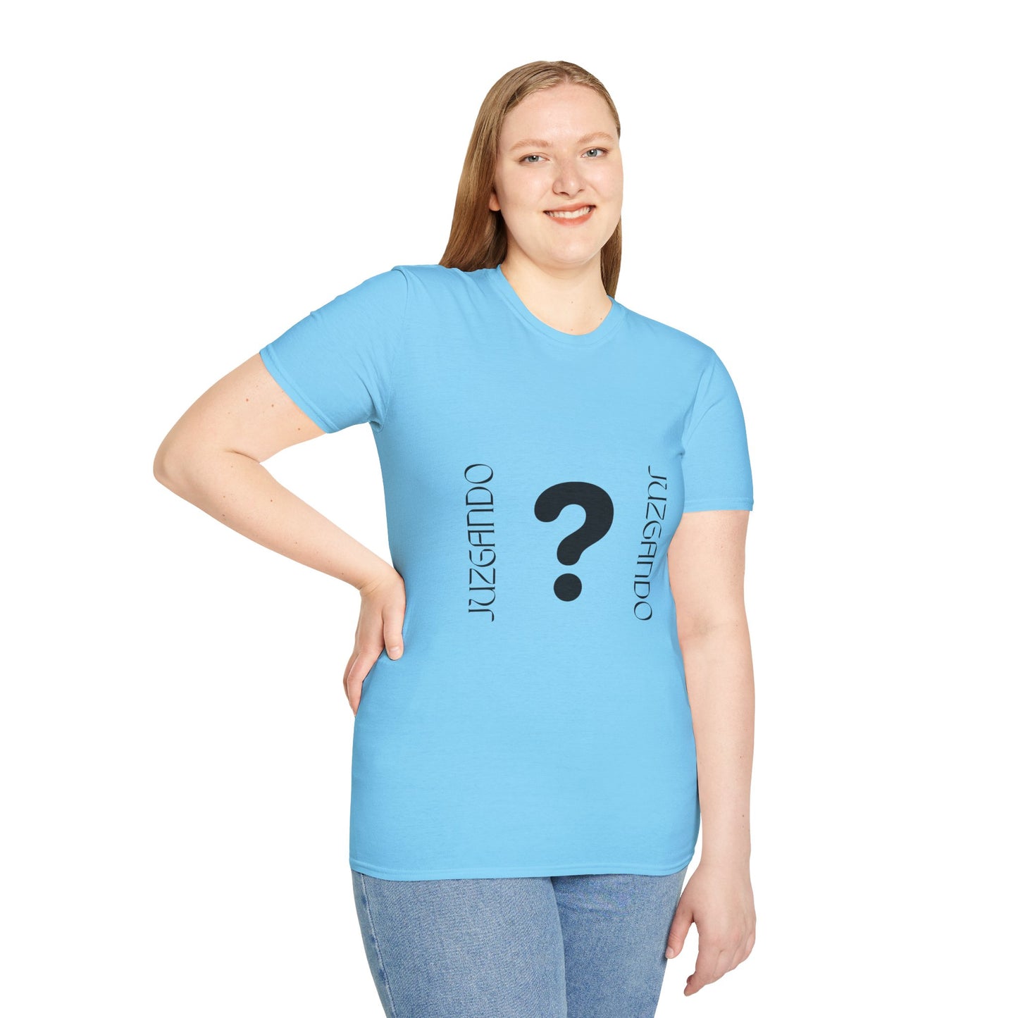 JUZGANDO Humorous Unisex Softstyle T-Shirt - Questioning Yourself Shirt, Funny Graphic Tee, Casual Wear, Gift for Friends & Family, [...]