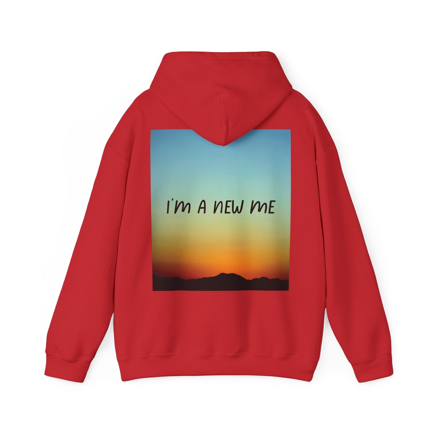 NEW DAY NEW BEGINNING A NEW ME Unisex Heavy Blend™ Hooded Sweatshirt
