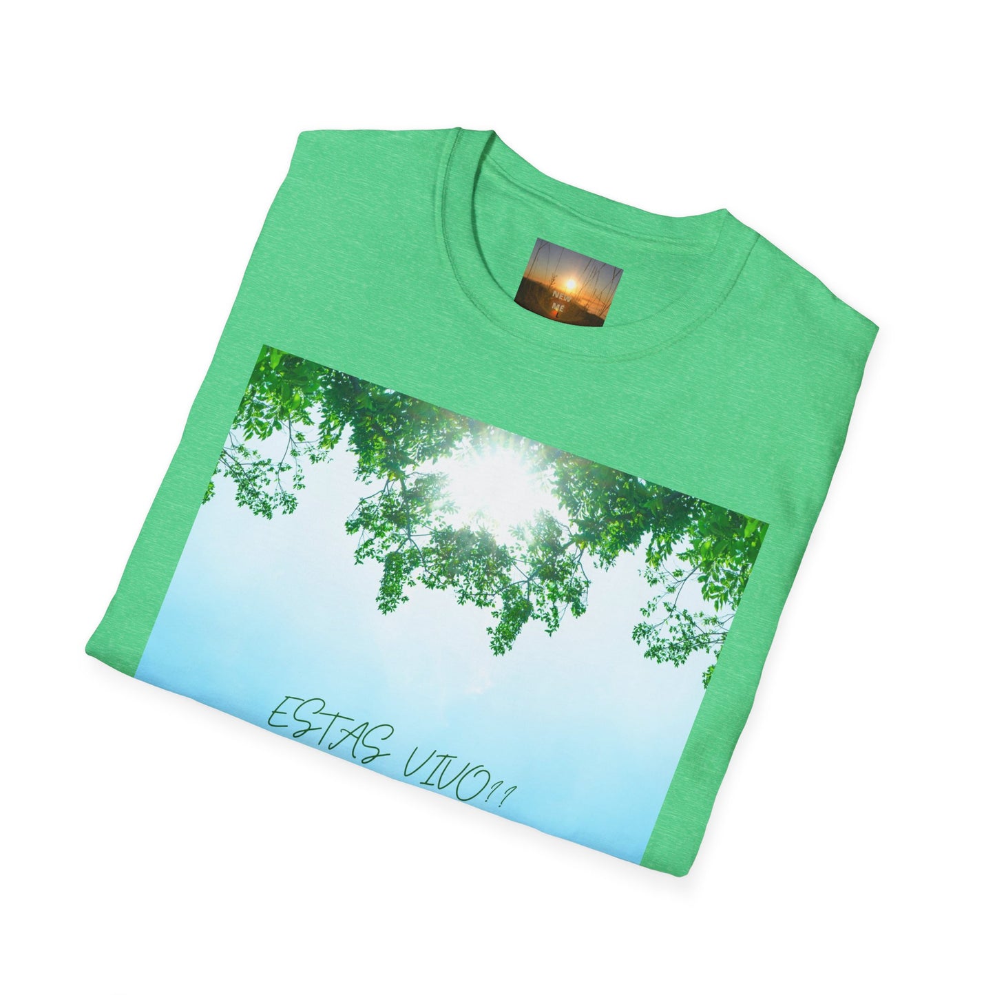 ESTAS VIVO? Serene Nature T-Shirt, Yoga Wear, Mindfulness Tee, Inspirational Shirt, Relaxation Gift, Unisex Summer Top
