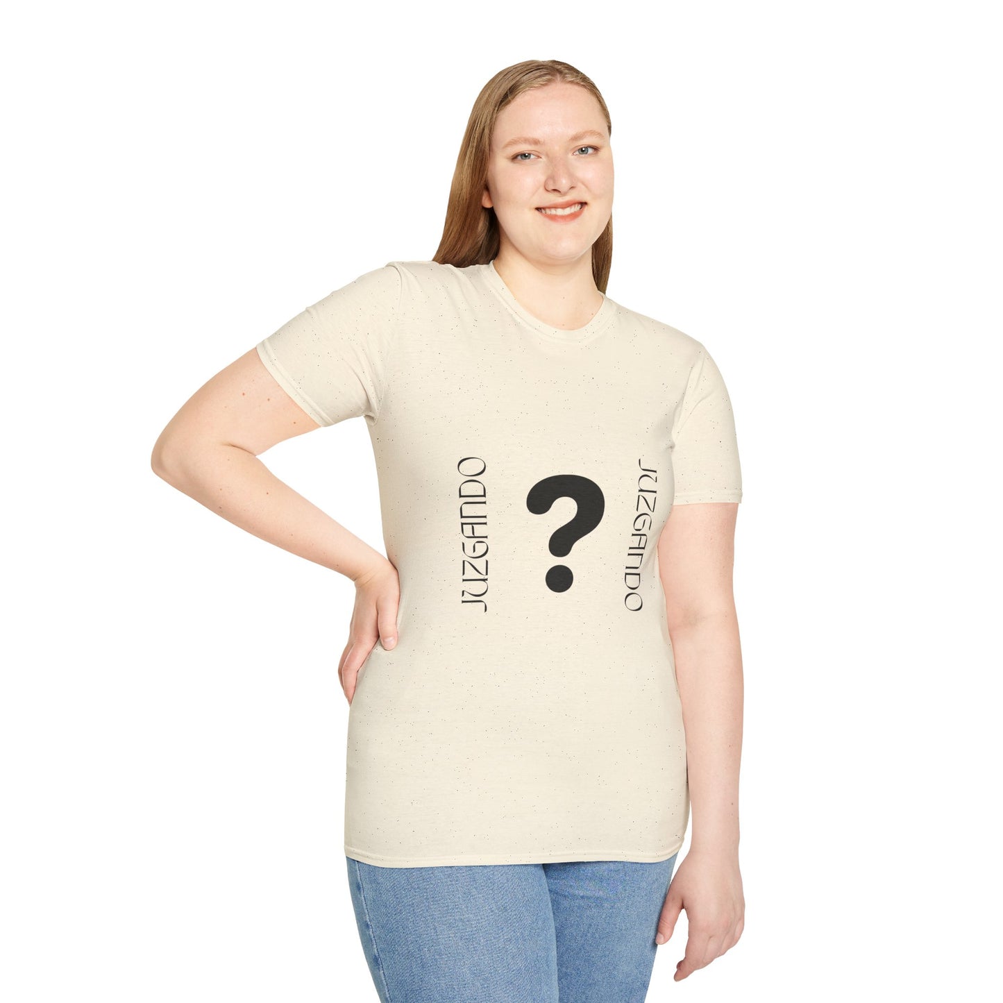 JUZGANDO Humorous Unisex Softstyle T-Shirt - Questioning Yourself Shirt, Funny Graphic Tee, Casual Wear, Gift for Friends & Family, [...]