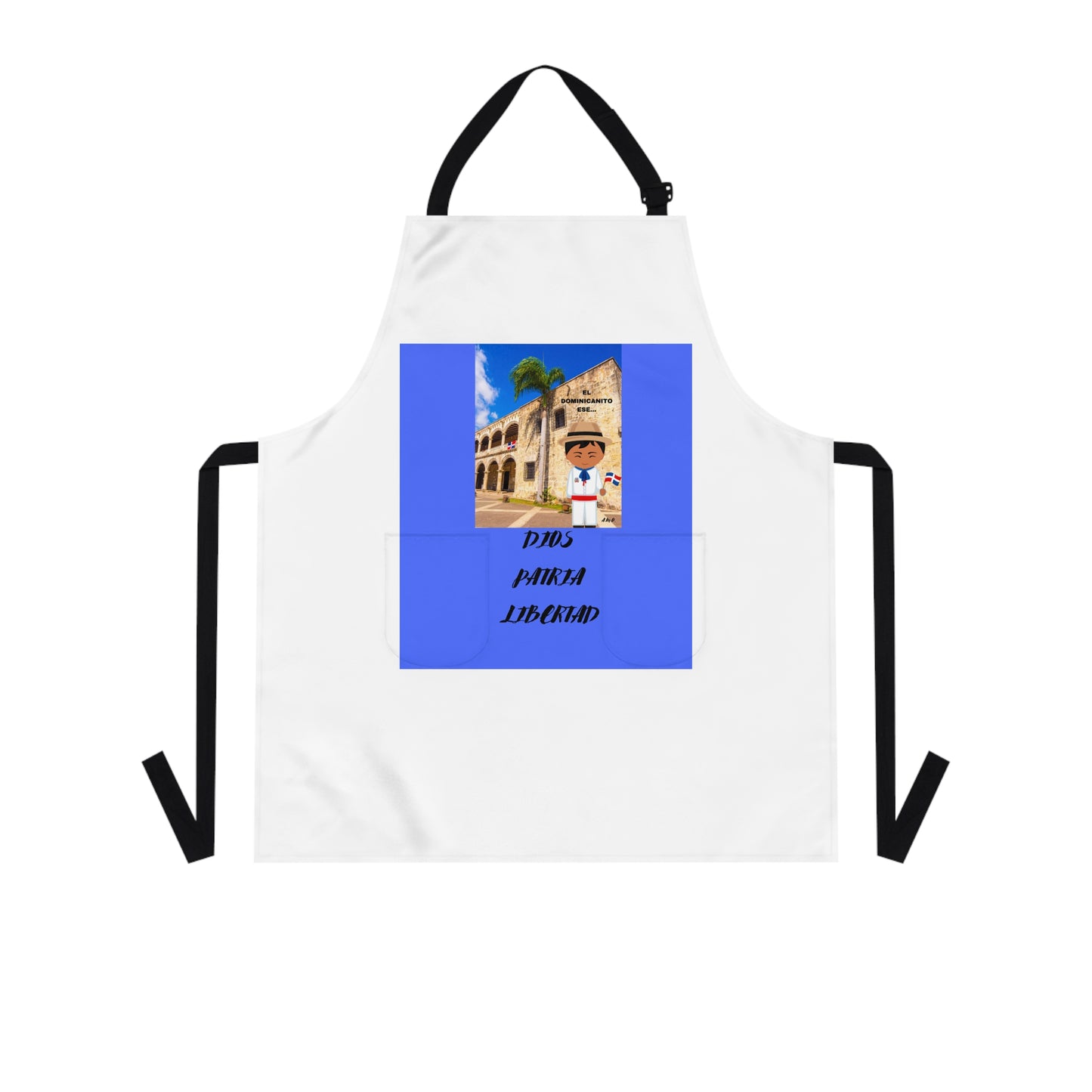 DIOS PATRIA LIBERTAD EL DOMINICANITO ESE Apron (AOP)