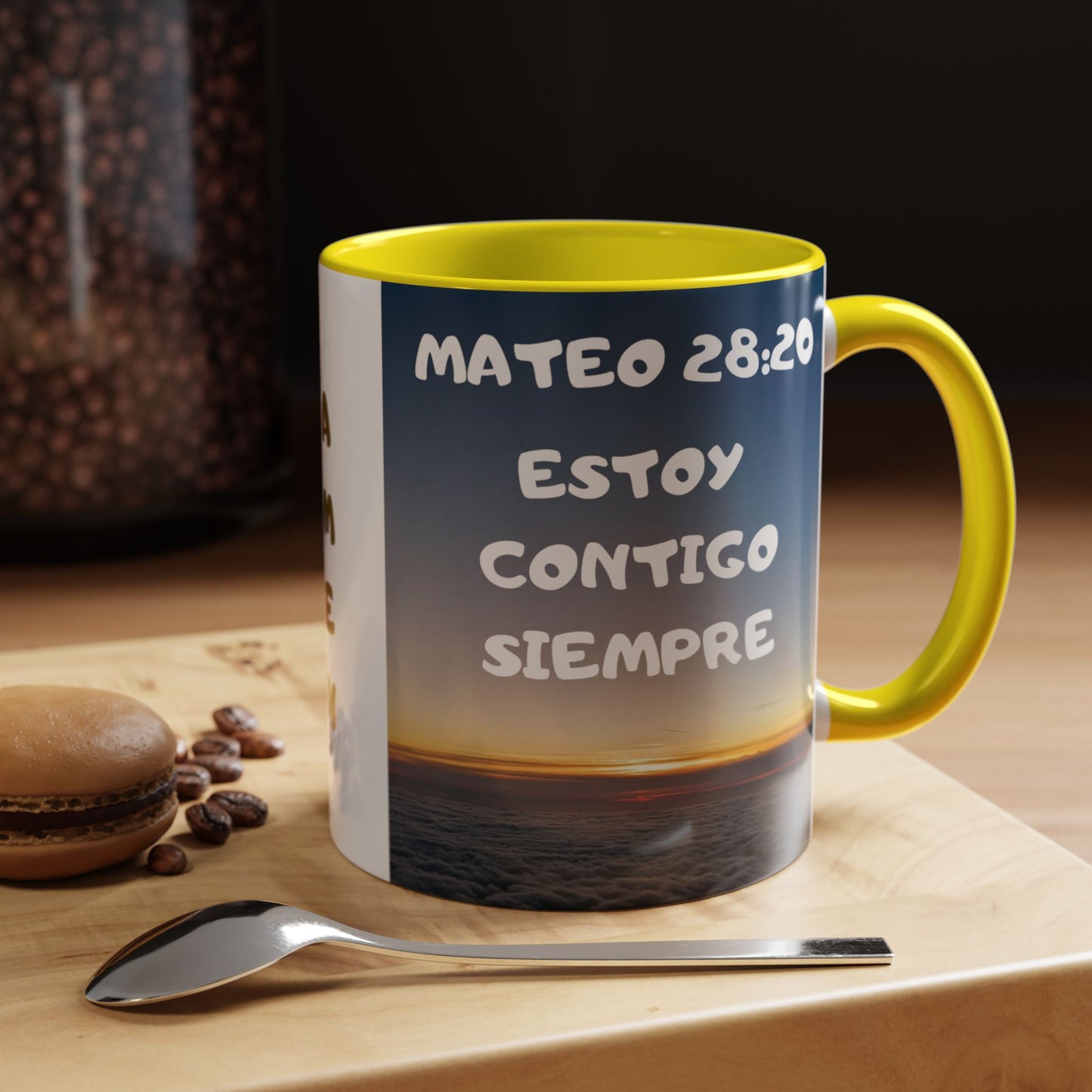 "Mateo 28:20 Estoy Contigo Siempre" Accent Mug (11/15oz)