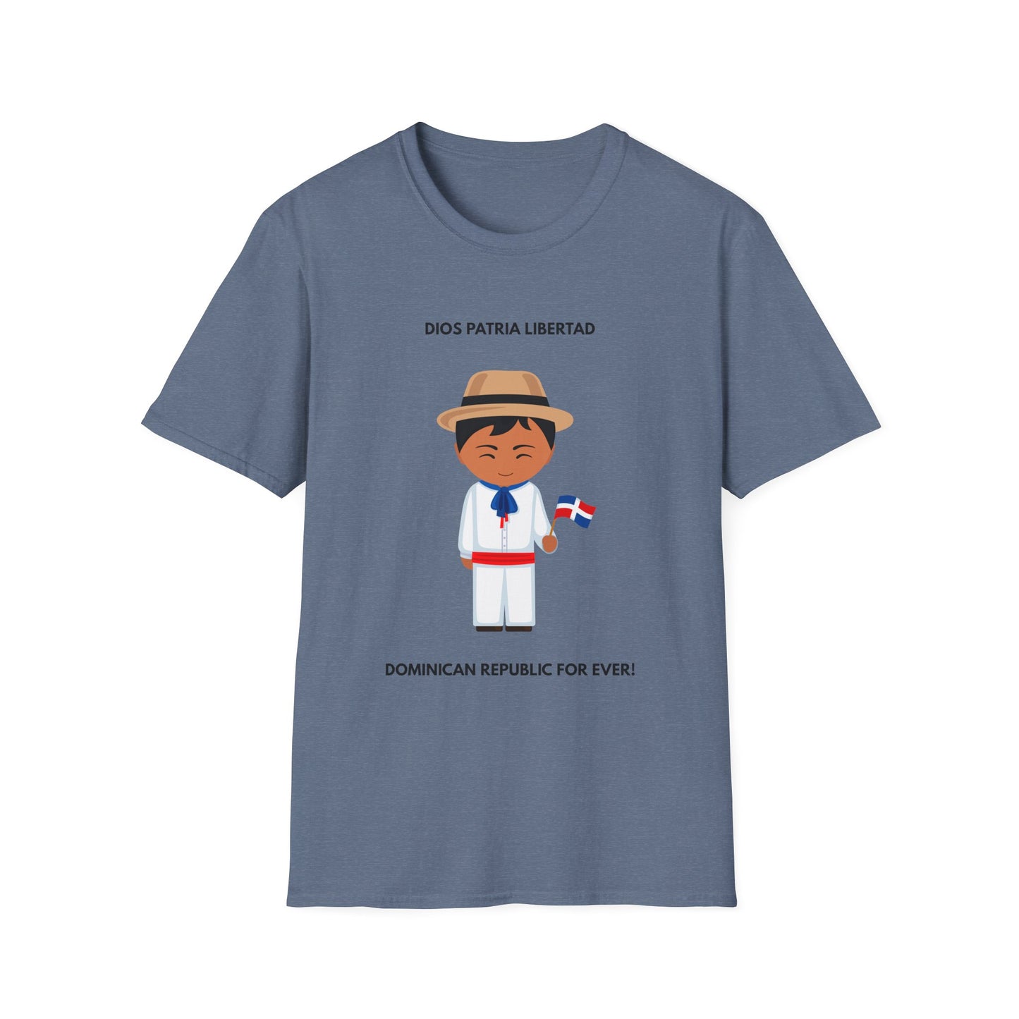 Dominican Republic Forever T-Shirt | Cultural Pride Tee, Unisex Softstyle Shirt, Vacation Apparel, Caribbean Pride, Travel Gift