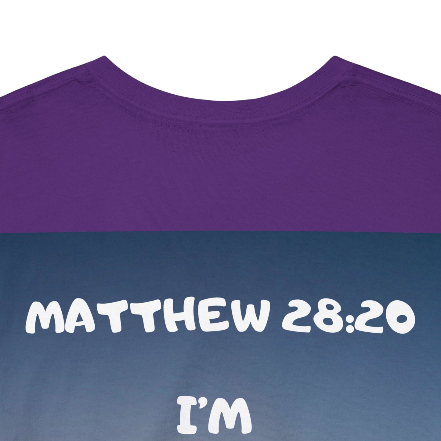 Faith Travel T‑Shirt — “Jeremiah 29:11 / Matthew 28:20” Inspirational Plane Tee