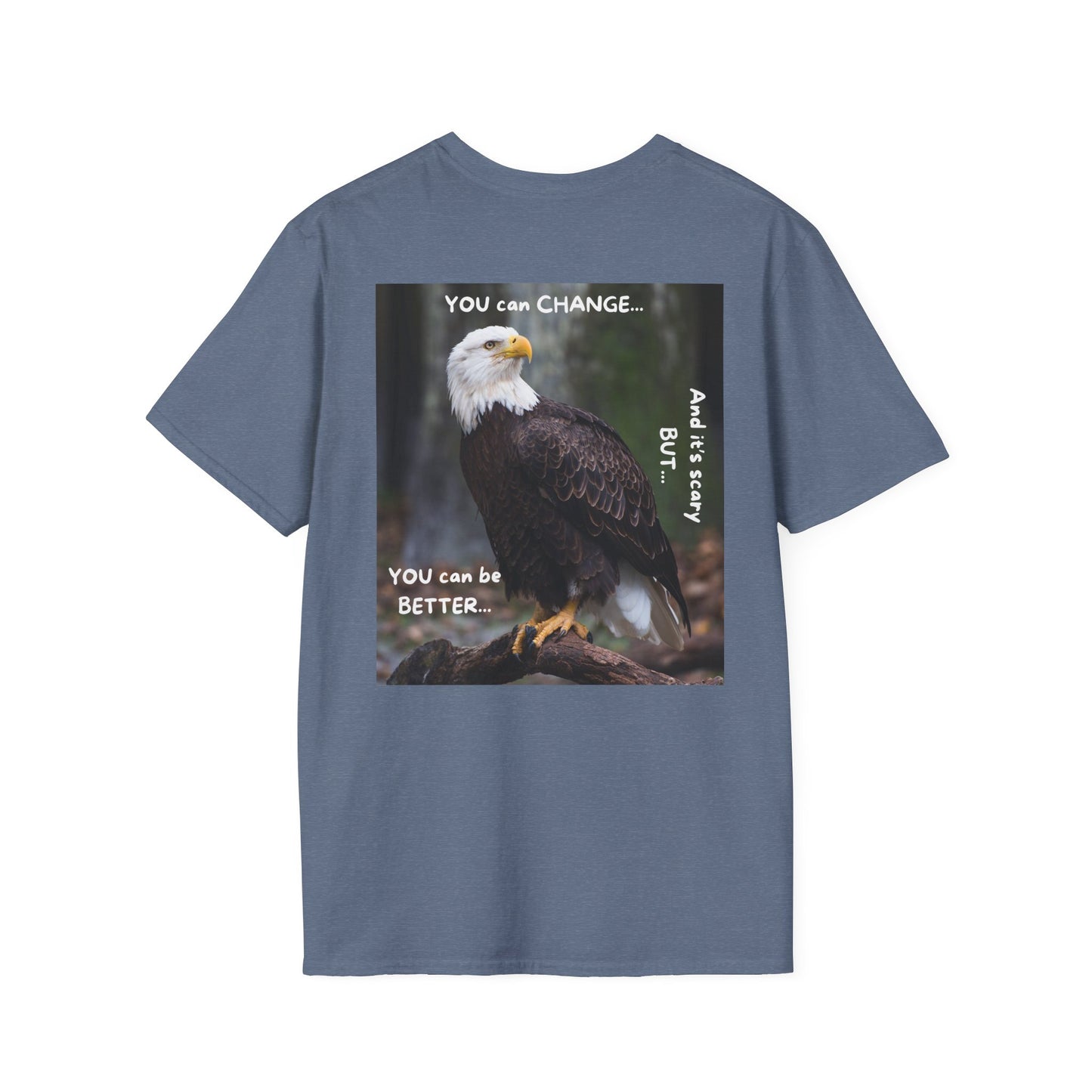 YOU CAN CHANGE/BE BETTER Motivational Eagle T-Shirt | Inspirational Gift for Nature Lovers, Positive Quote Tee, Unisex Softstyle Shirt, Eagle Graphic Tee, [...]