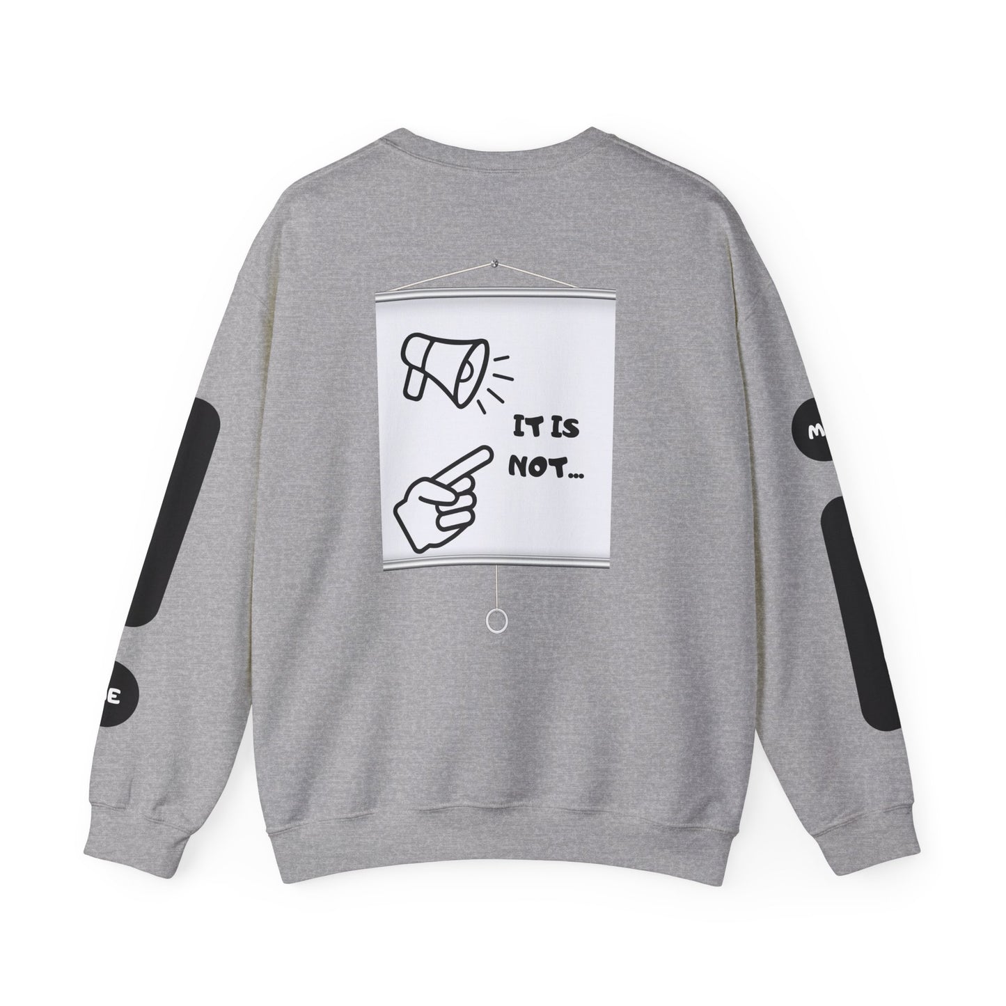 "It's Not Your Fault" Graphic Comfort Pullover
