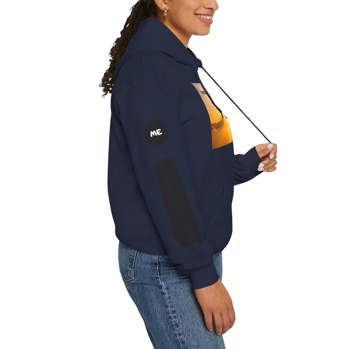 Smile Face Hoodie — "Are You Still Alive?" Sunrise Graphic Hooded Sweatshirt
