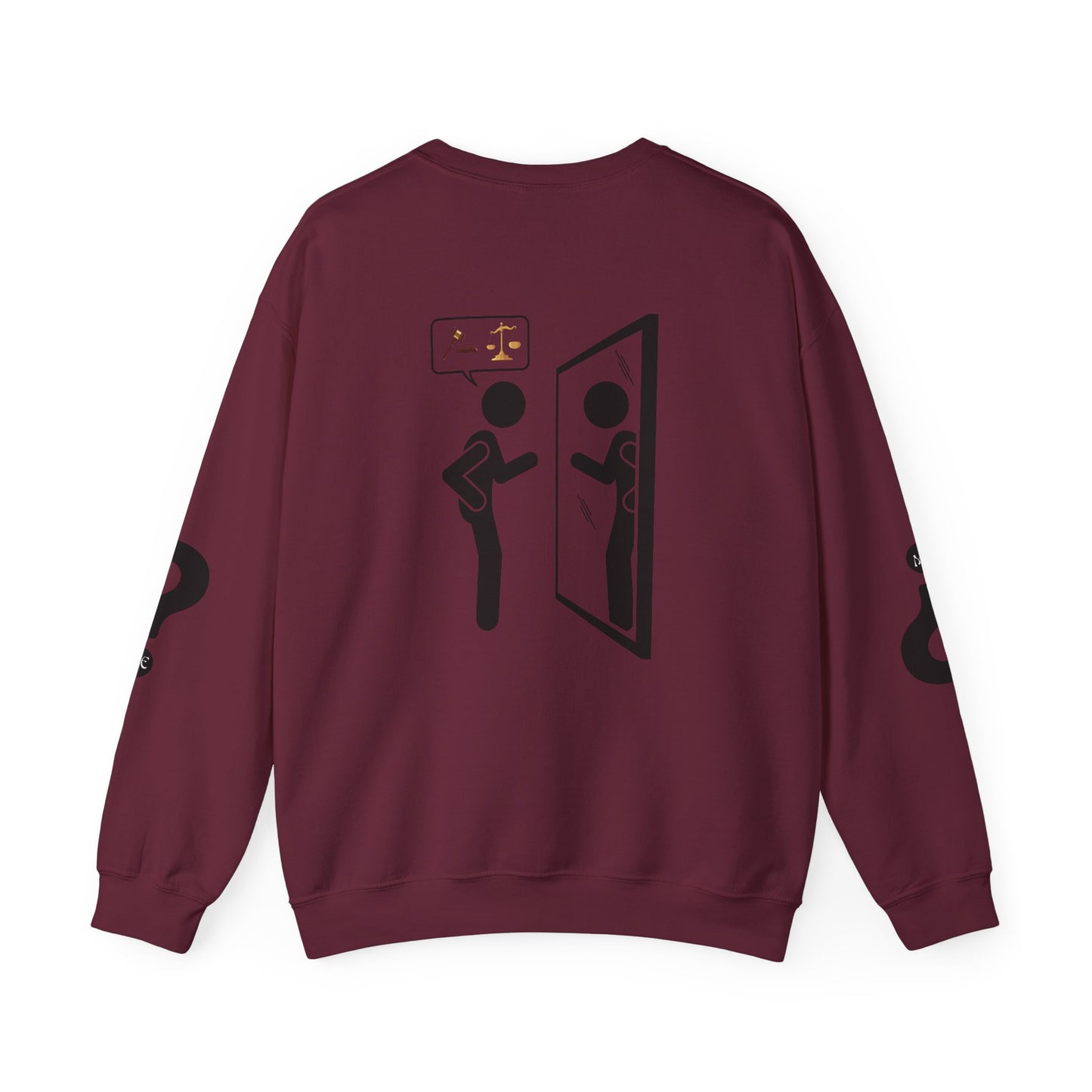 Judging Crewneck Sweatshirt, Unisex Sweater, Funny Sweatshirt, Casual Fashion, Gift for Friends, Comfort Wear