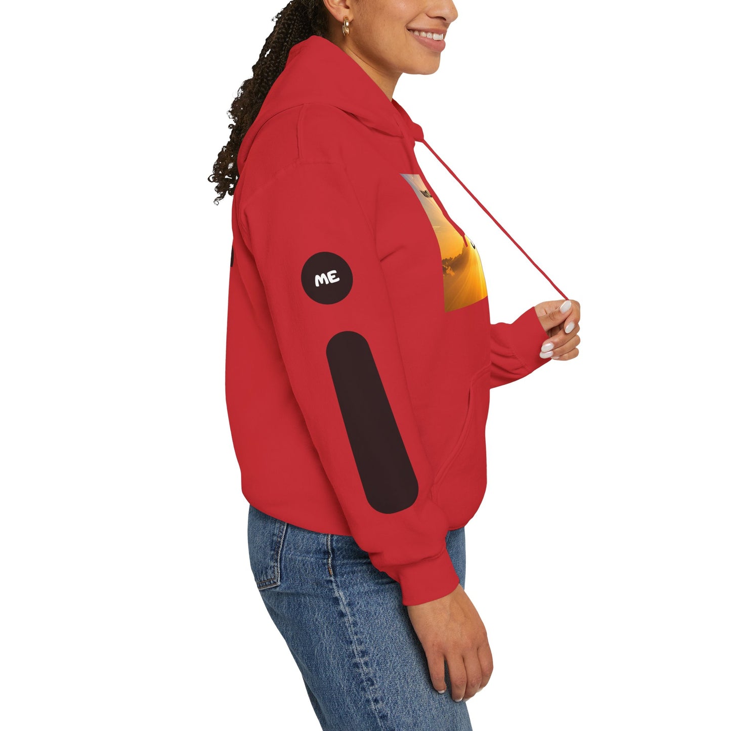Smile Face Hoodie — "Are You Still Alive?" Sunrise Graphic Hooded Sweatshirt