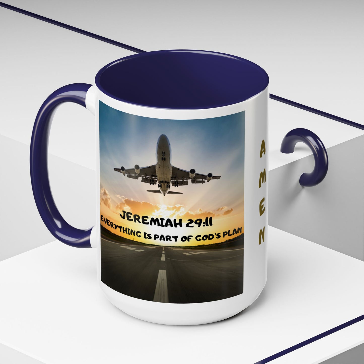 Matthew 28:20 Coffee Mug – "I’m With You Always" Inspirational Christian Accent Mug