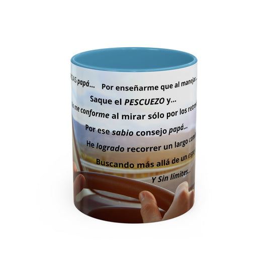 Gracias papá Accent Coffee Mug (11, 15oz)