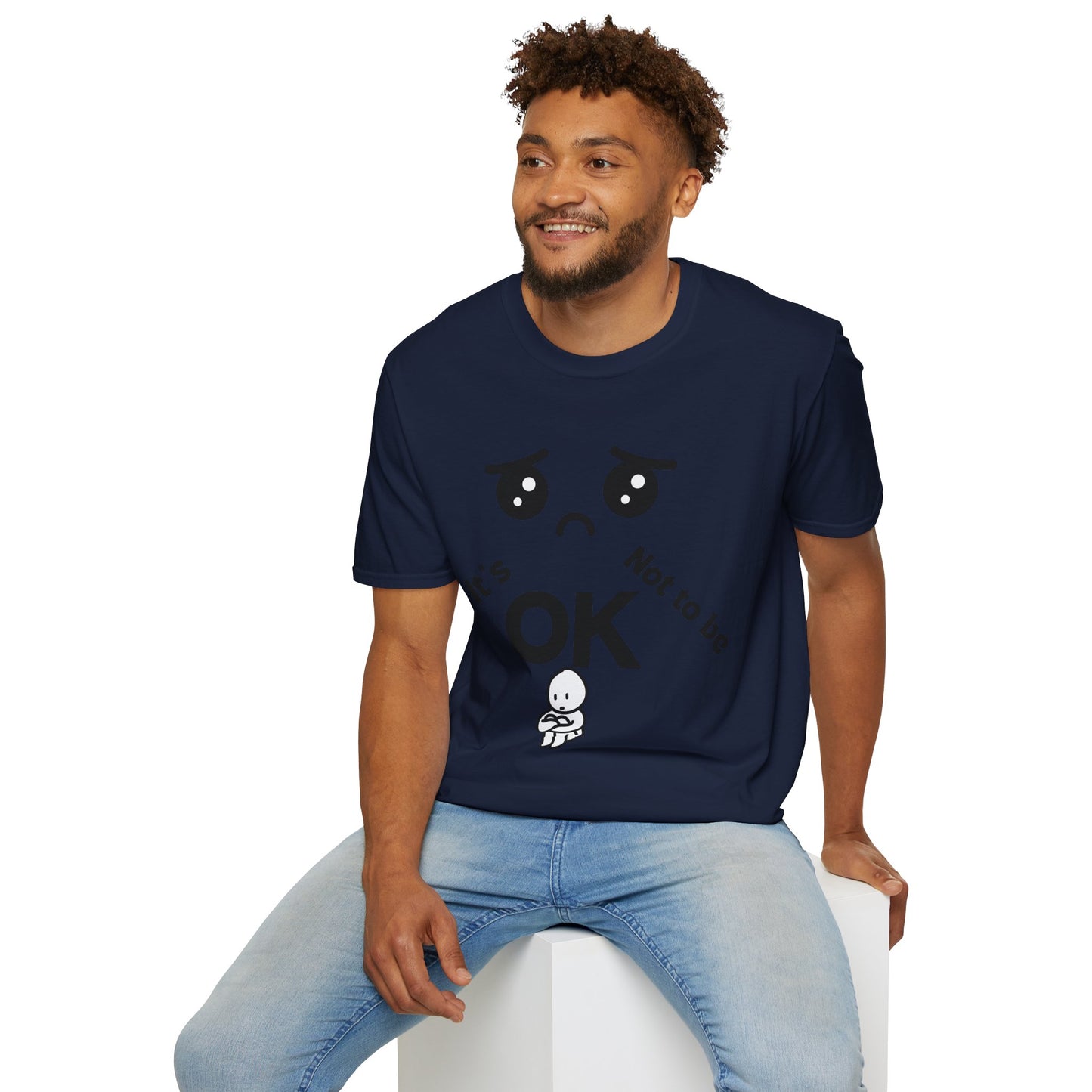 IT'S OK Emotional Support Unisex T-Shirt, Inspirational Tee, Self-Care Shirt, Mental Health Awareness, Gift for Friends, Motivational Apparel, [...]