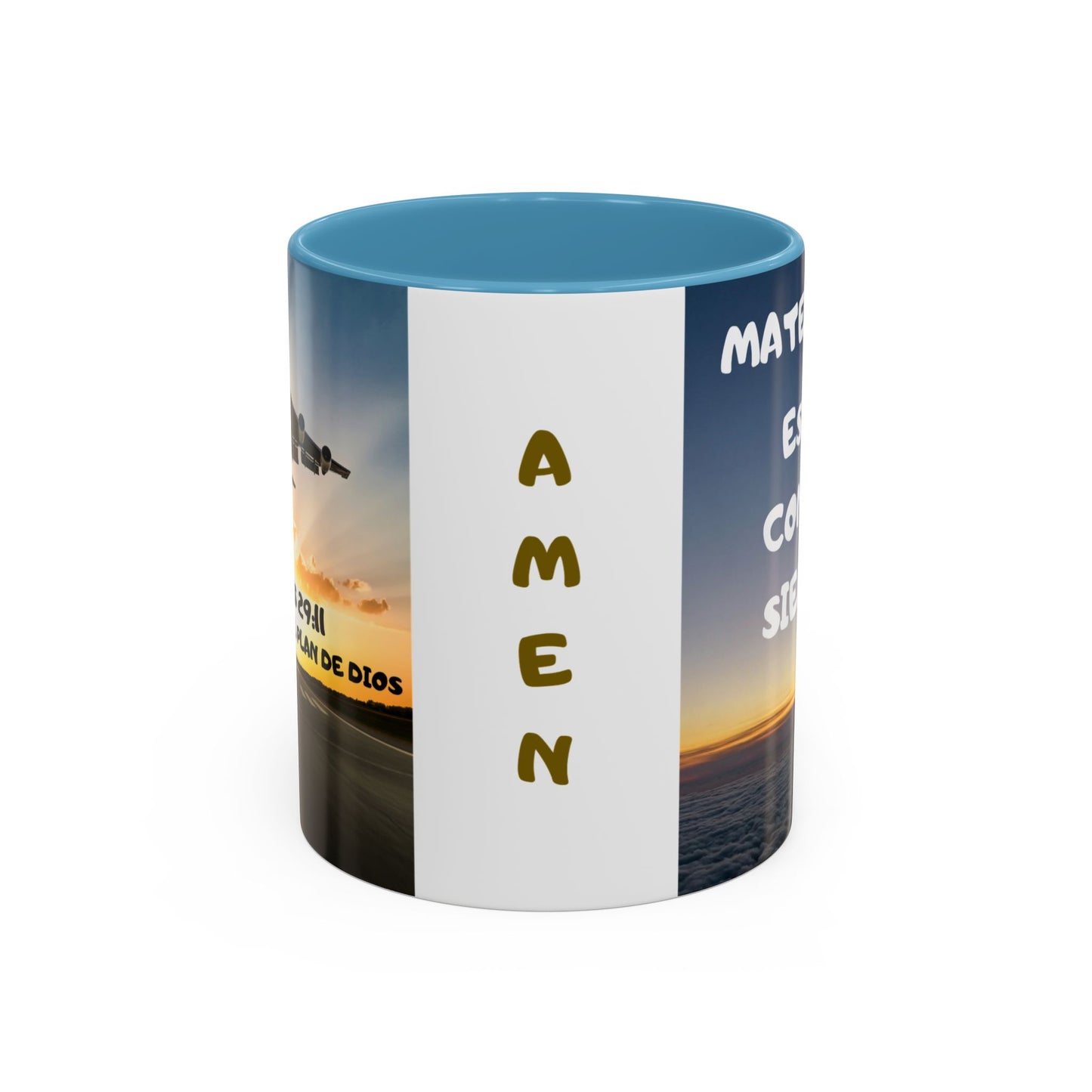 "Mateo 28:20 Estoy Contigo Siempre" Accent Mug (11/15oz)