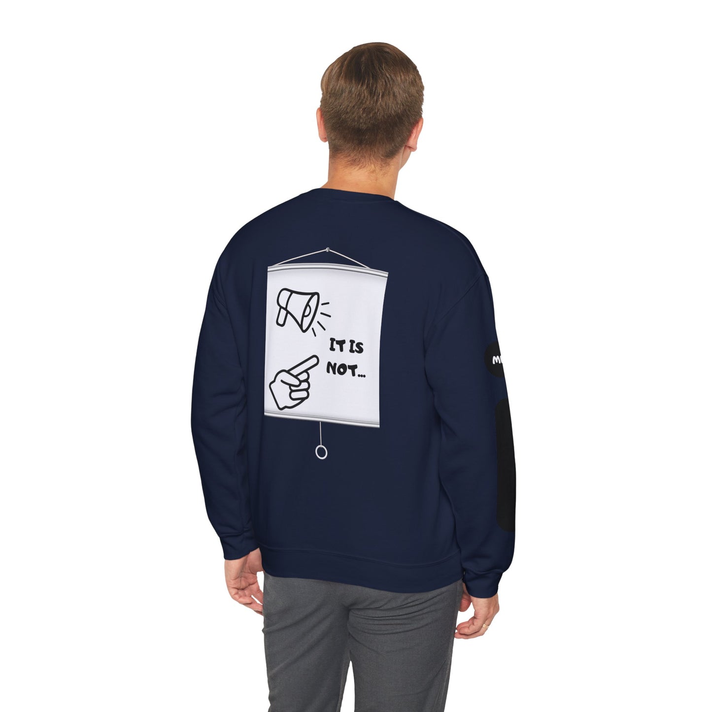 "It's Not Your Fault" Graphic Comfort Pullover