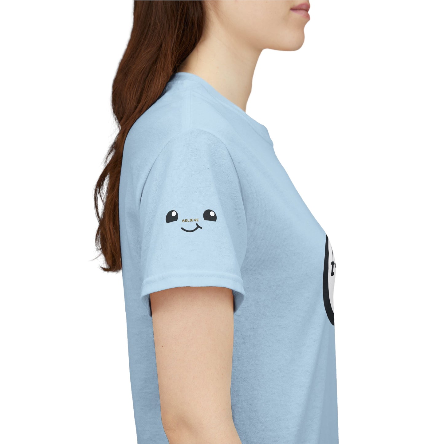Graphic Tee — "It's Not Your Fault" Comic-Style Pointing Design