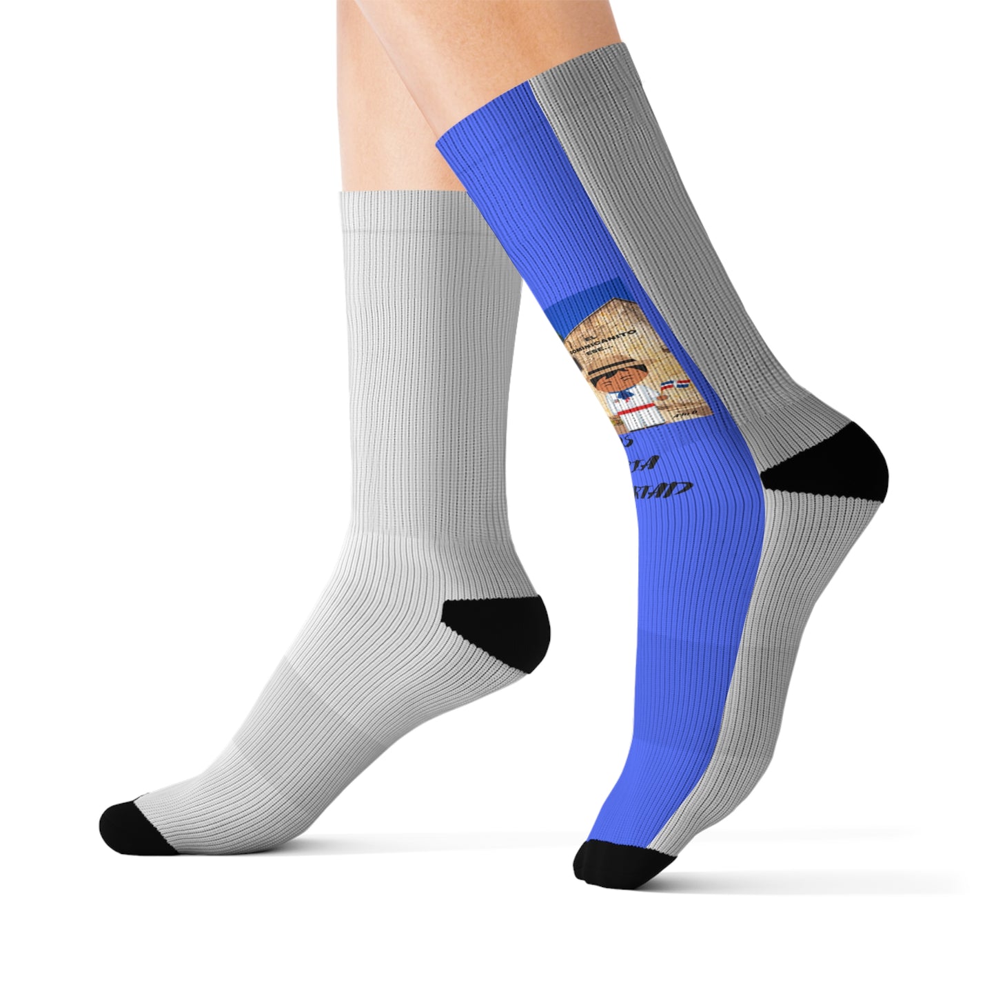 DIOS PATRIA LIBERTAD EL DOMINICANITO ESE Sublimation Socks