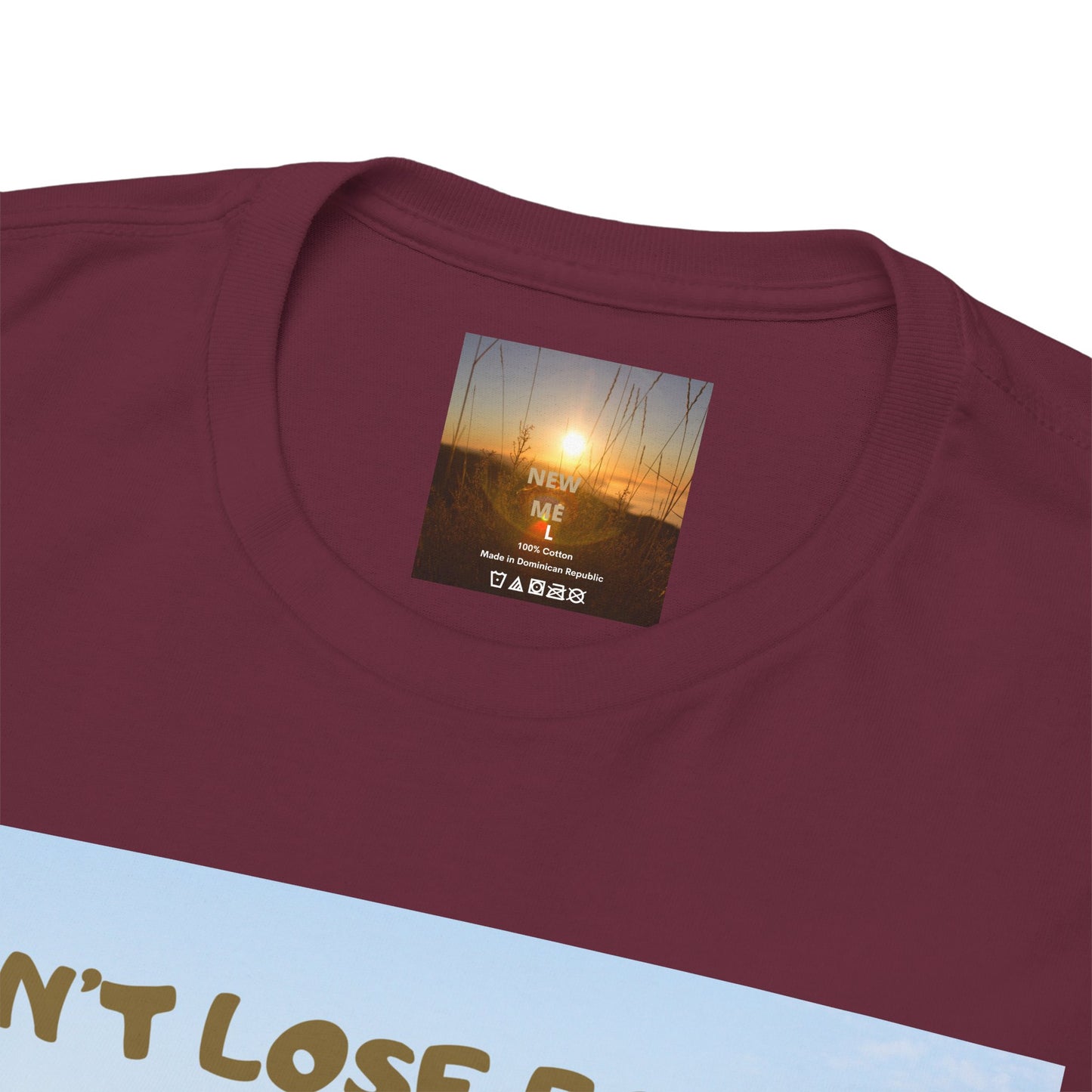 Motivational Tee — "Don't Lose Focus, You've Got This" Beach Graphic