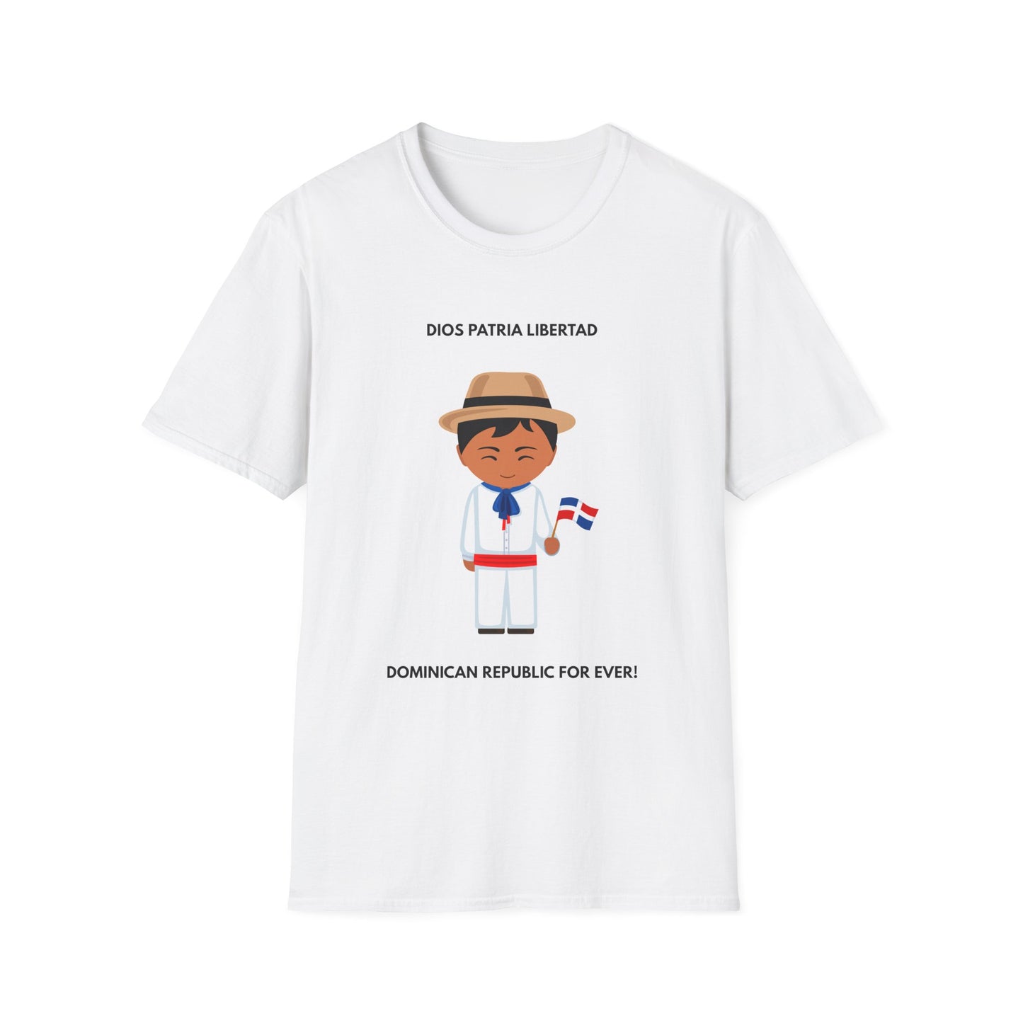 Dominican Republic Forever T-Shirt | Cultural Pride Tee, Unisex Softstyle Shirt, Vacation Apparel, Caribbean Pride, Travel Gift