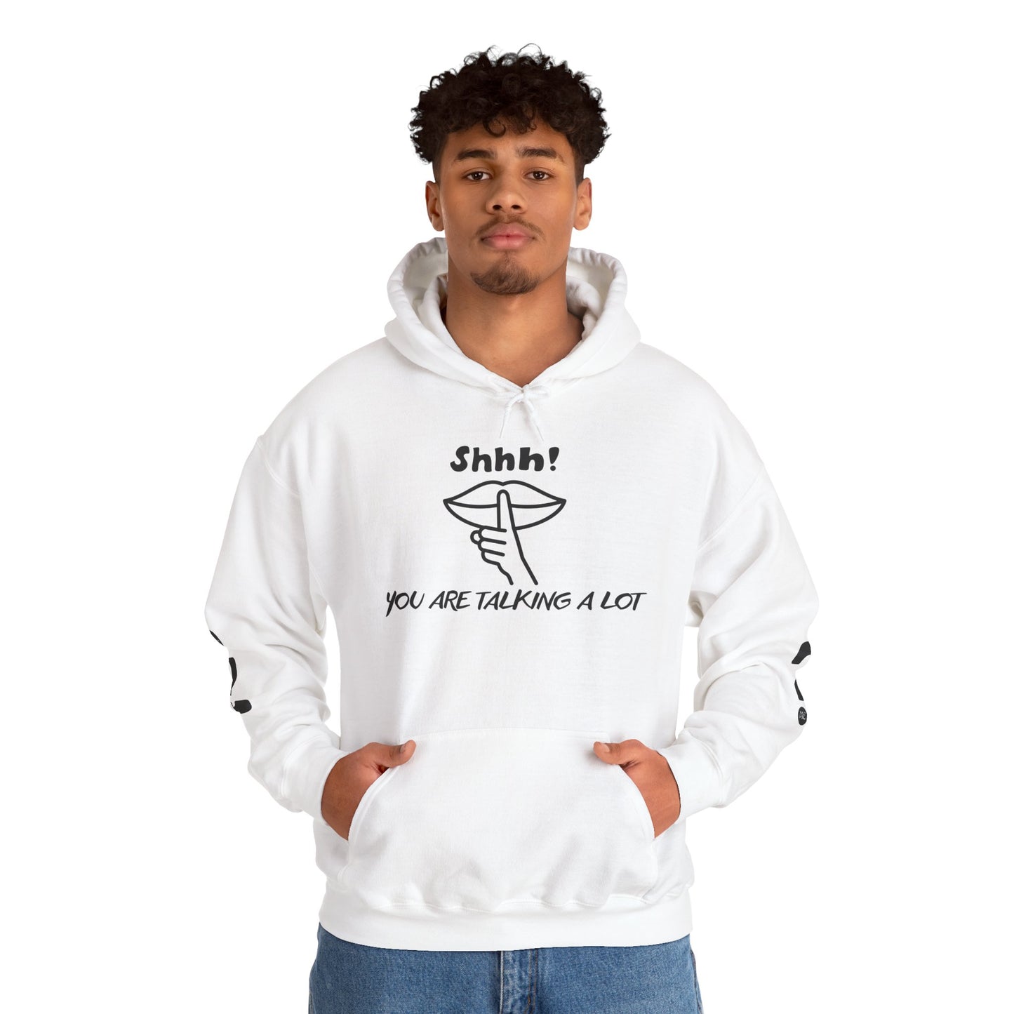 Shhh! Funny Unisex Hooded Sweatshirt, Cozy Hoodie for Introverts, Ideal Gift for Friends and Family, Perfect for Casual Wear, [...]