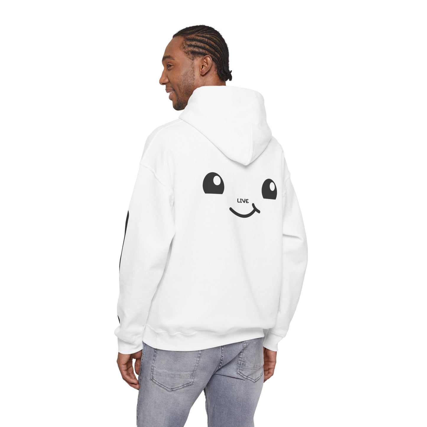 Smile Face Hoodie — "Are You Still Alive?" Sunrise Graphic Hooded Sweatshirt