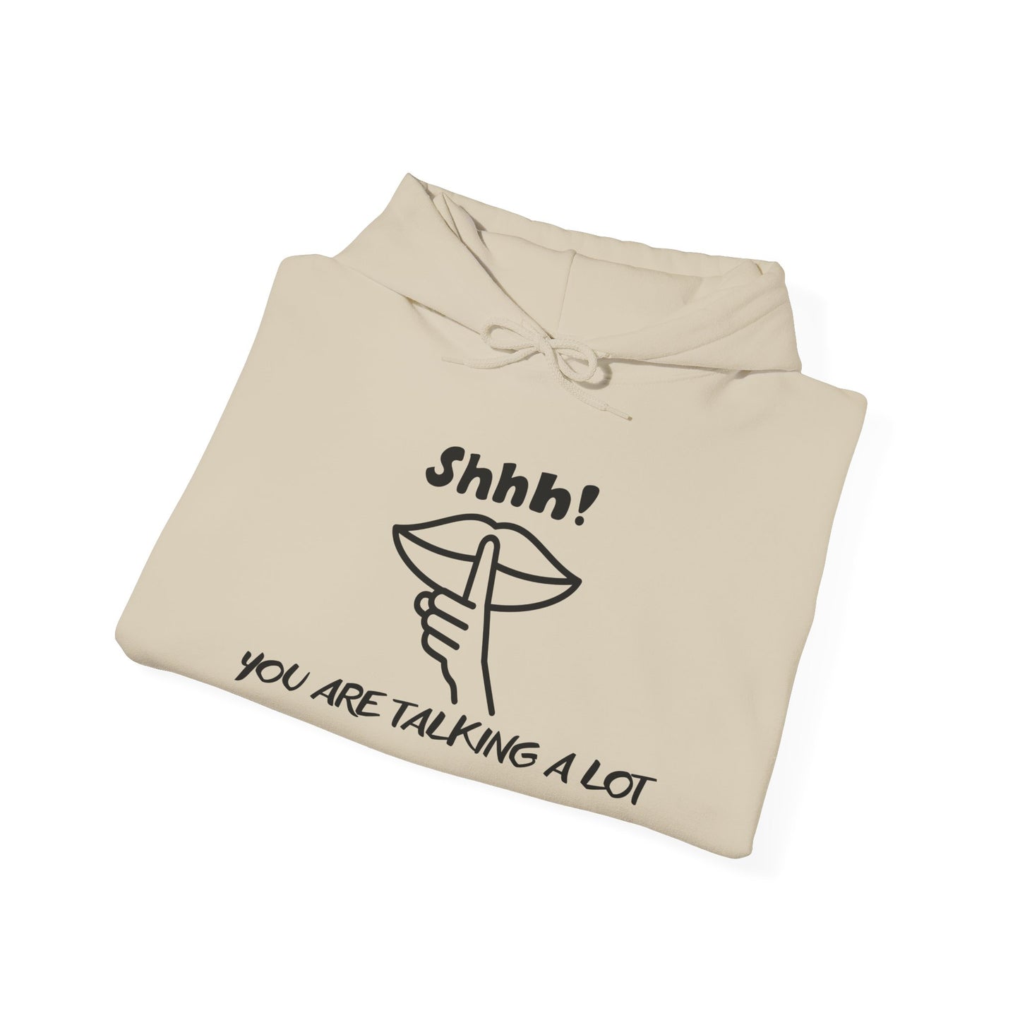 Shhh! Funny Unisex Hooded Sweatshirt, Cozy Hoodie for Introverts, Ideal Gift for Friends and Family, Perfect for Casual Wear, [...]