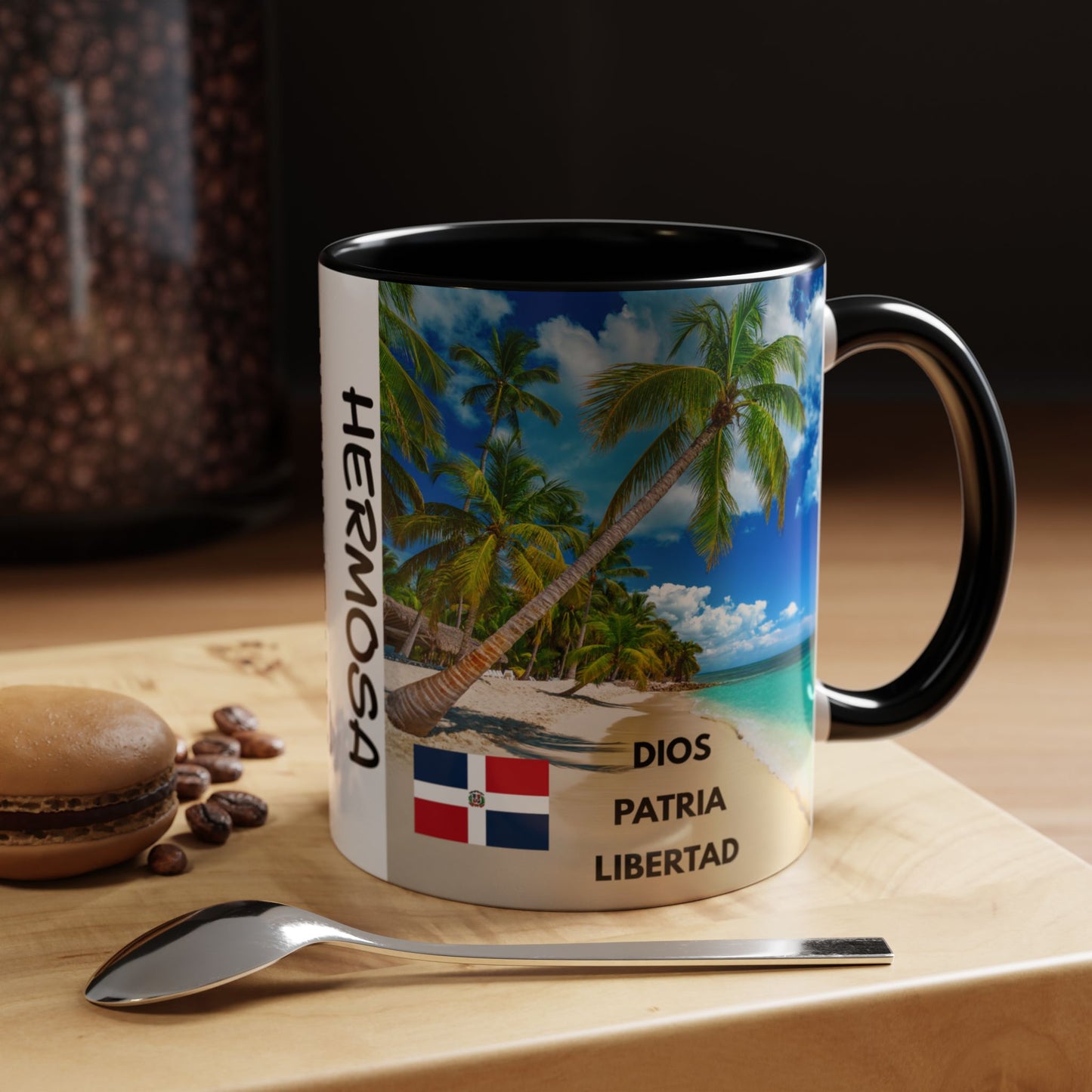 DOMINICAN REPUBLIC Tropical Accent Coffee Mug - Beach Paradise Design, Quisqueya, Hermosa, Perfect Gift for Coffee Lovers, Home Decor, Travel [...]