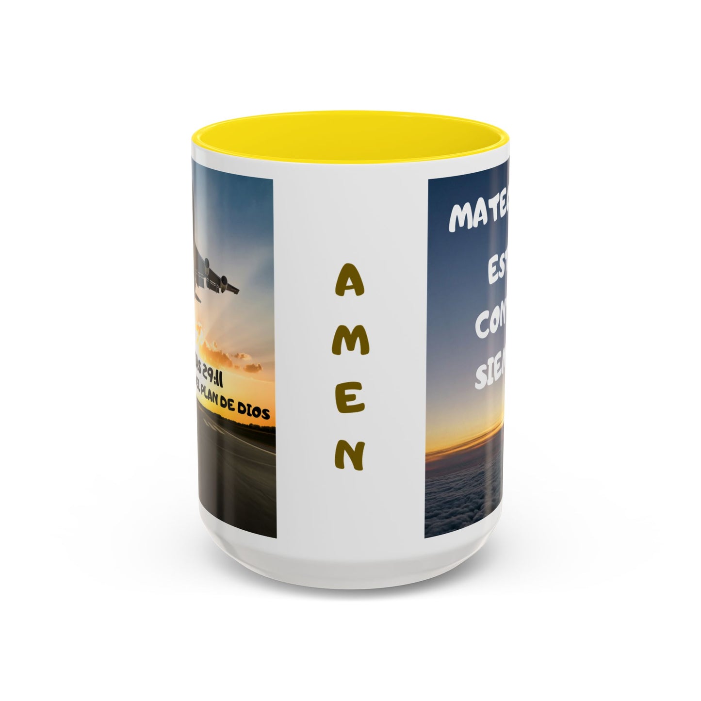 "Mateo 28:20 Estoy Contigo Siempre" Accent Mug (11/15oz)