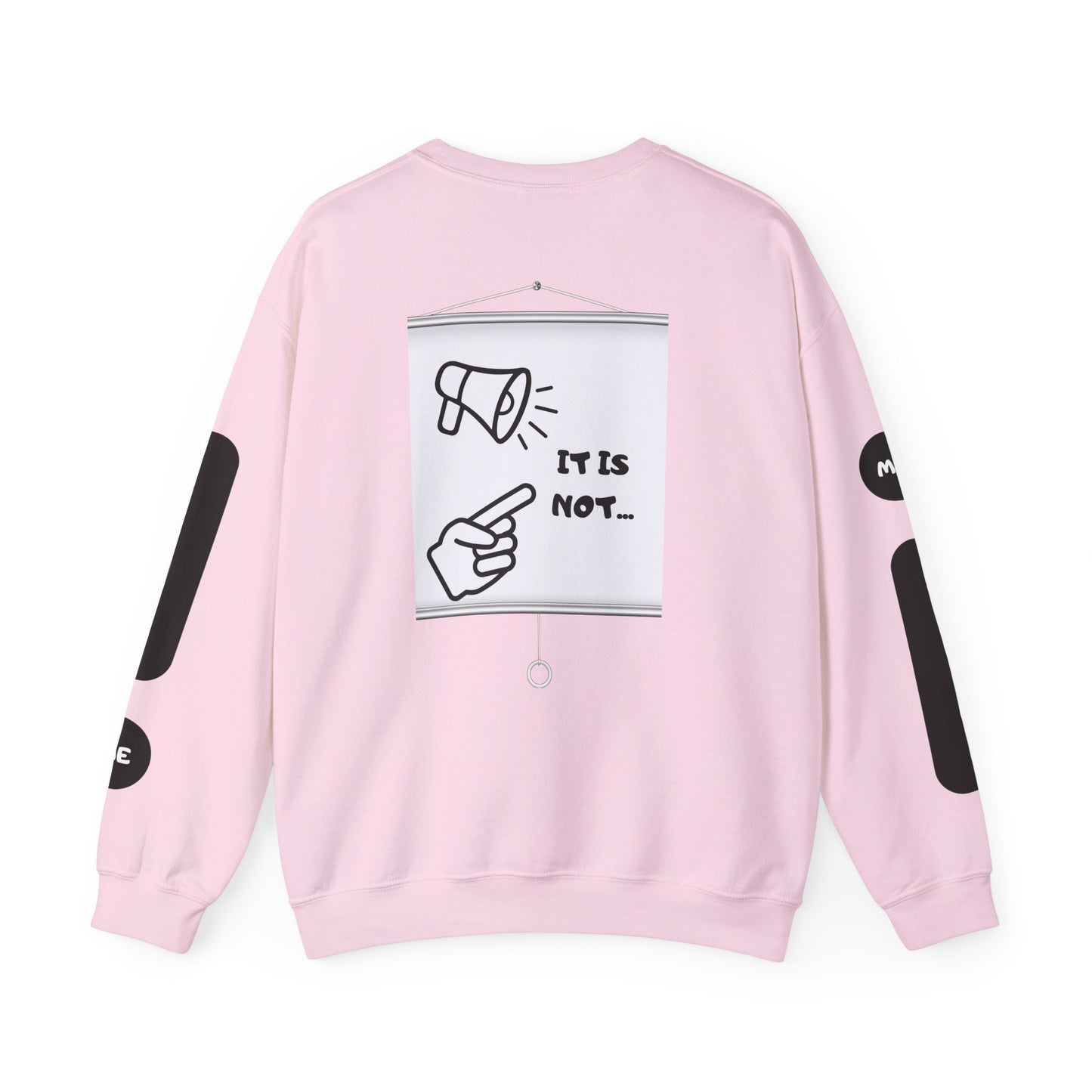 "It's Not Your Fault" Graphic Comfort Pullover