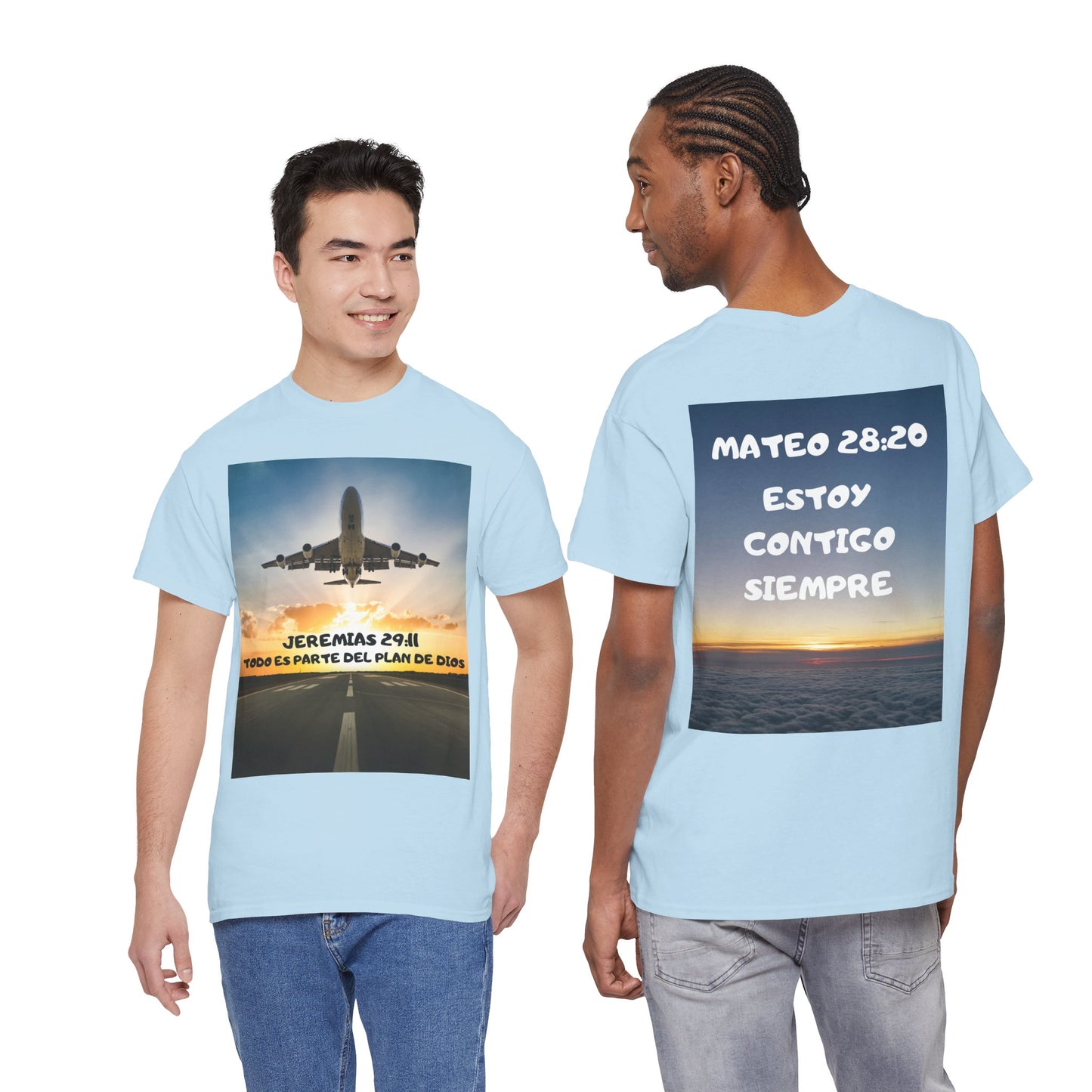 JEREMIAS 29:11 / MATEO 28:20 Religious Tee