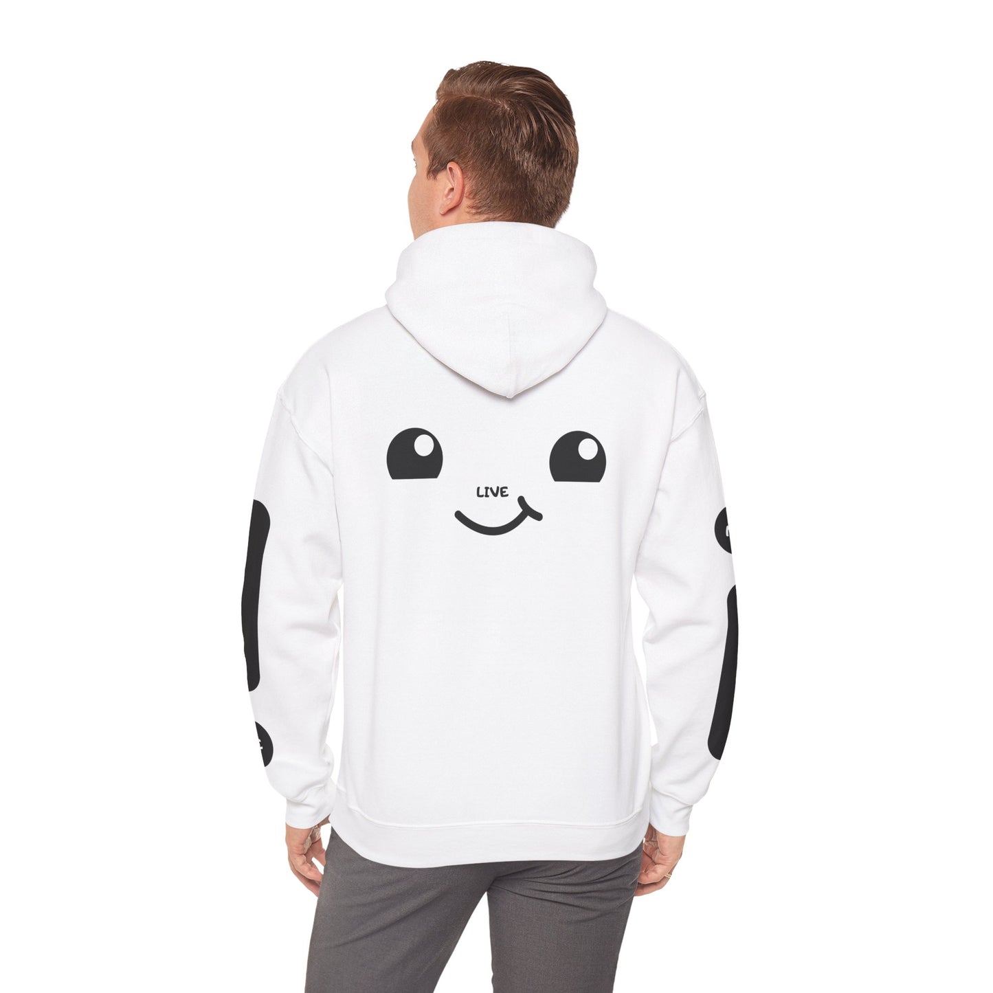 Smile Face Hoodie — "Are You Still Alive?" Sunrise Graphic Hooded Sweatshirt