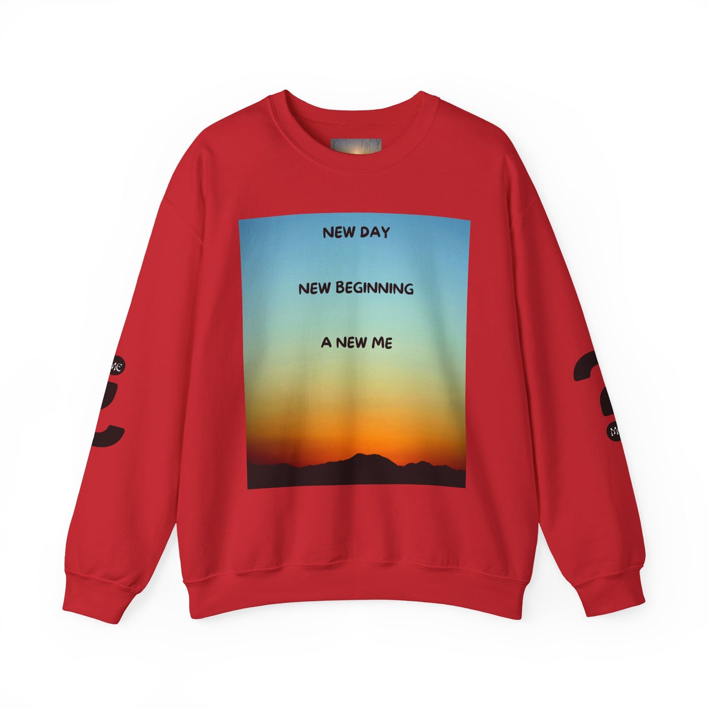 NEW DAY NEW BEGINNING A NEW ME Crewneck Sweatshirt - New Day, New Beginning, A New Me, Motivational Apparel, Cozy Gift for Her, Affirmation Sweater, [...]