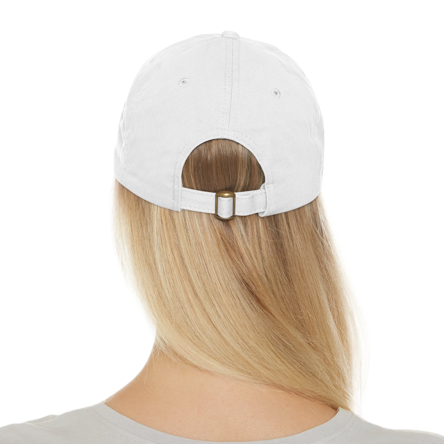 NEW DAY NEW BEGINNING A NEW ME Hat with Leather Patch (Rectangle)
