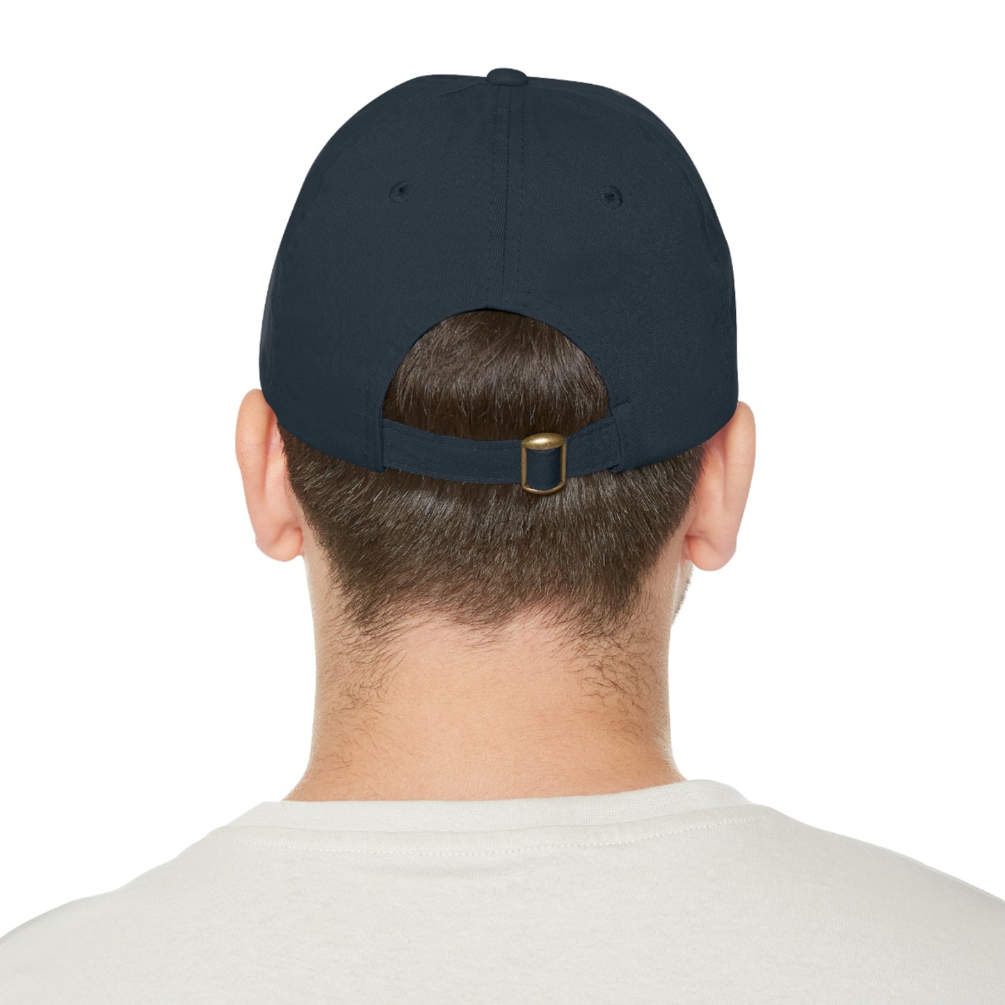 NEW DAY NEW BEGINNING A NEW ME Hat with Leather Patch (Rectangle)