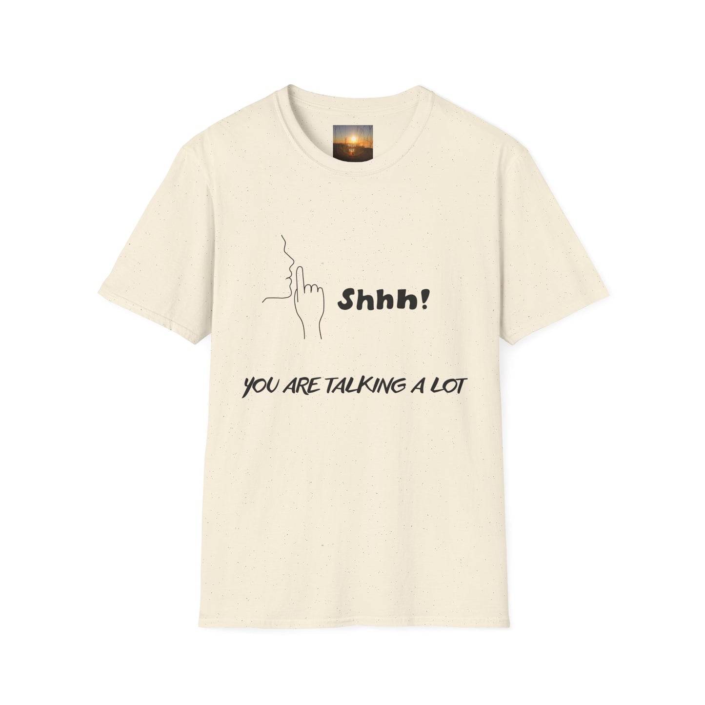 SILENCE Unisex Funny Quote T-Shirt: Shhh! You Are Talking A Lot, Silence I'm A New Me, Trendy Graphic Tee for Quirky Gifts, Comfortable Casual [...]