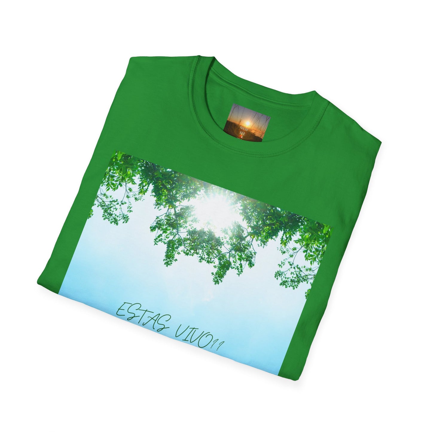 ESTAS VIVO? Serene Nature T-Shirt, Yoga Wear, Mindfulness Tee, Inspirational Shirt, Relaxation Gift, Unisex Summer Top