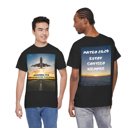 JEREMIAS 29:11 / MATEO 28:20 Religious Tee