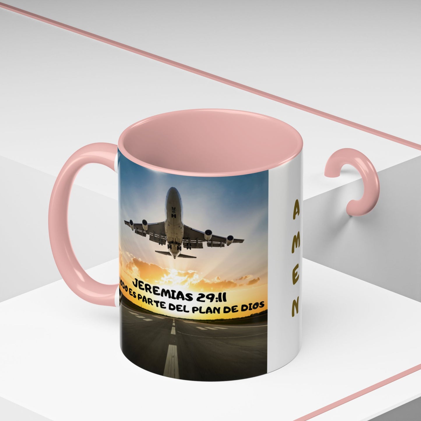"Mateo 28:20 Estoy Contigo Siempre" Accent Mug (11/15oz)