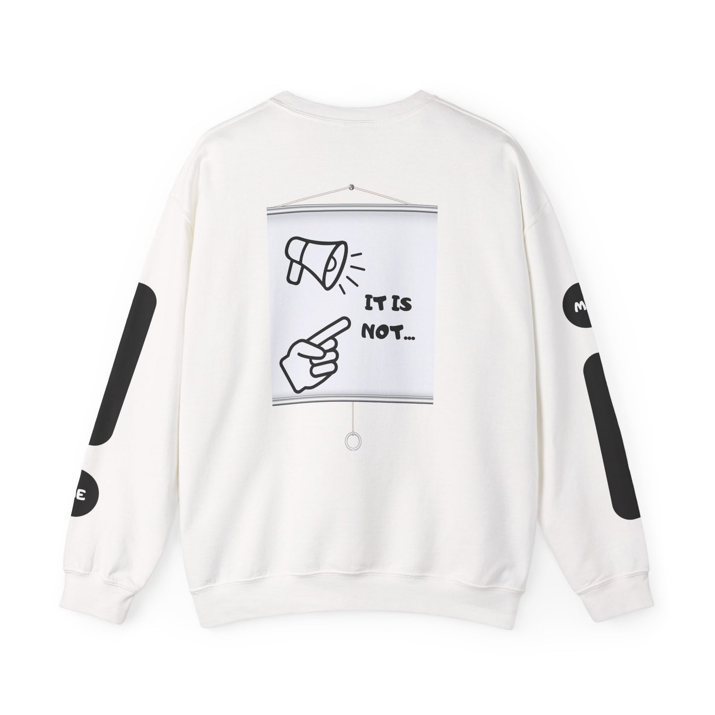 "It's Not Your Fault" Graphic Comfort Pullover