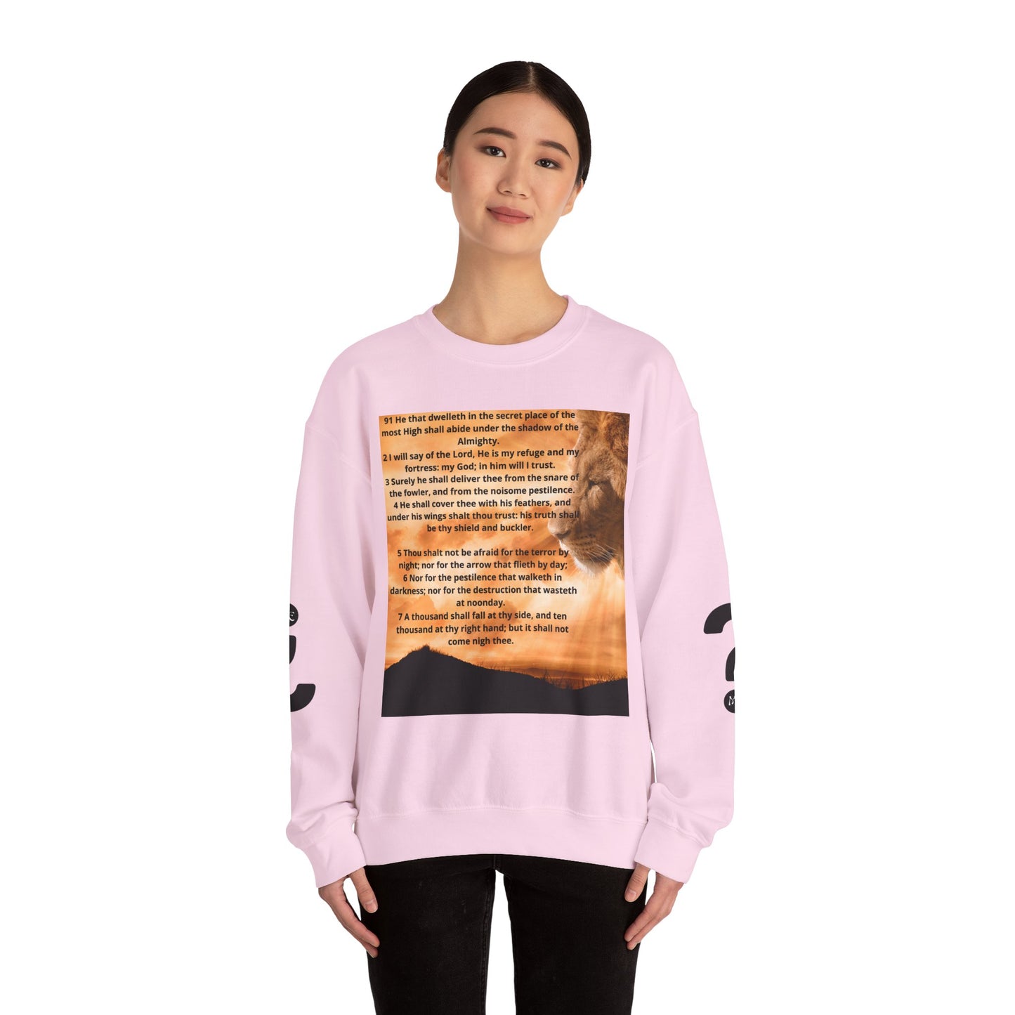 PSALM 91 Inspirational Lion Sweatshirt, Motivational Crewneck, Animal Lover Gift, Cozy Unisex Apparel, Unique Quote Sweatshirt, Gift for Nature [...]