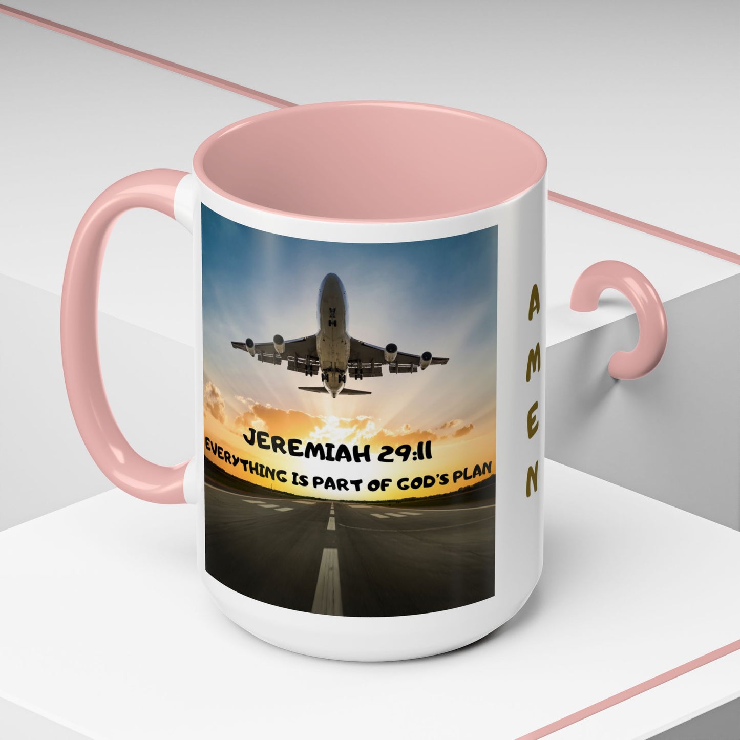 Matthew 28:20 Coffee Mug – "I’m With You Always" Inspirational Christian Accent Mug