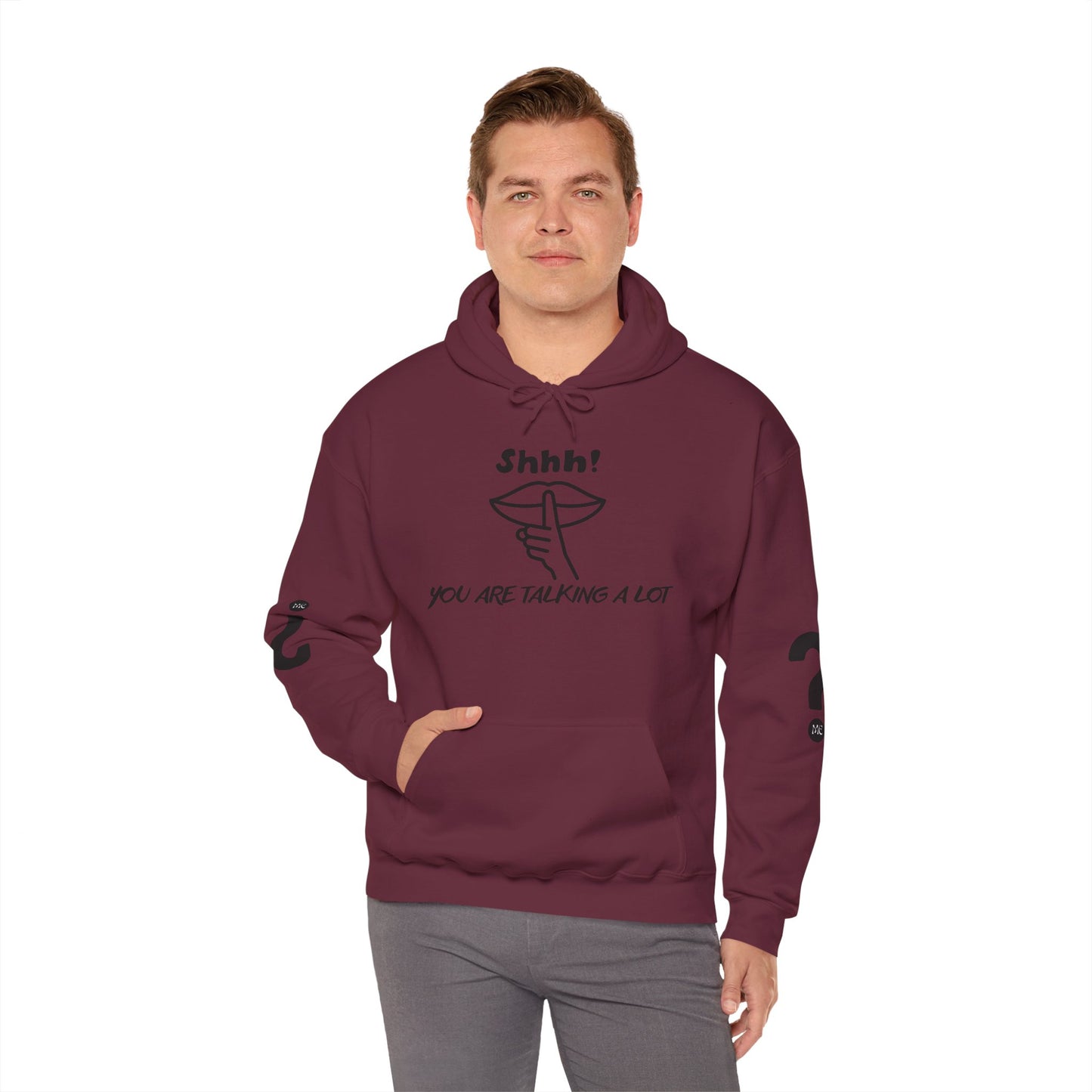 Shhh! Funny Unisex Hooded Sweatshirt, Cozy Hoodie for Introverts, Ideal Gift for Friends and Family, Perfect for Casual Wear, [...]
