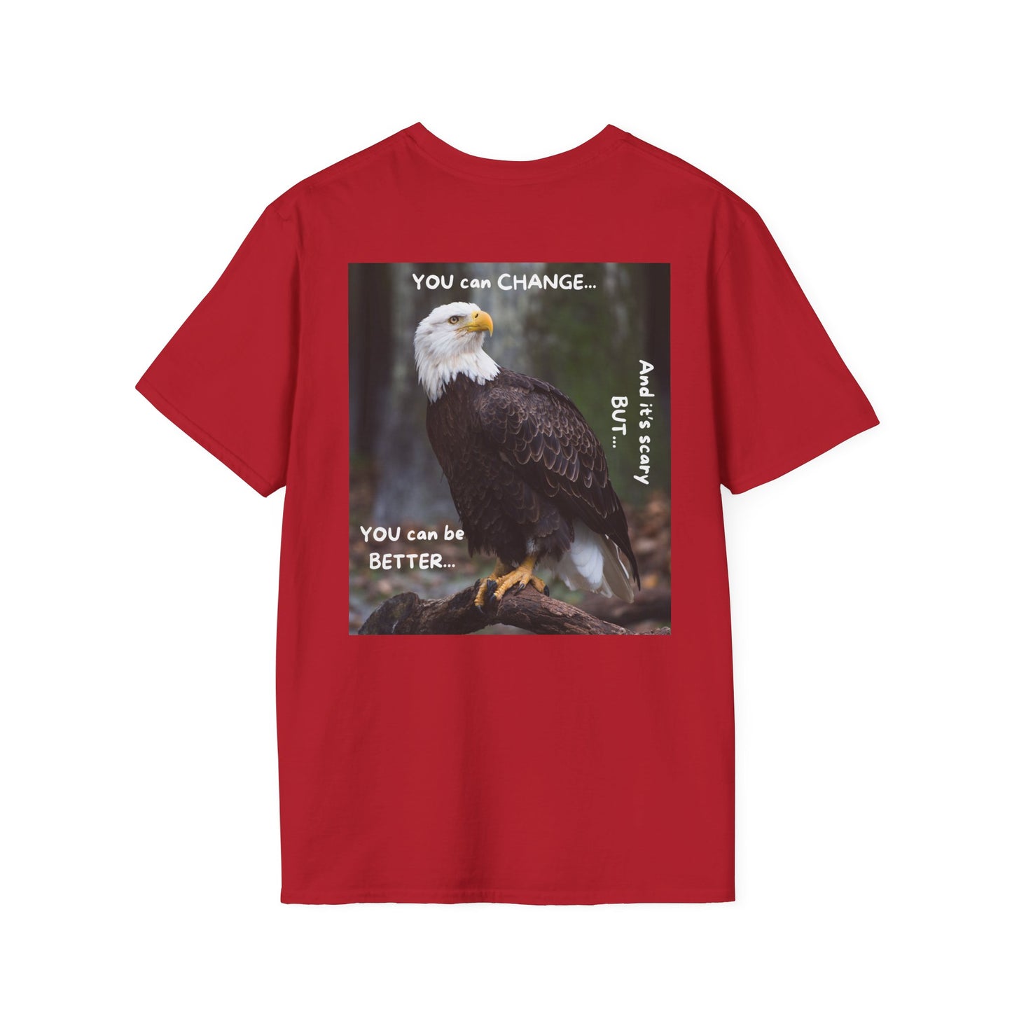 YOU CAN CHANGE/BE BETTER Motivational Eagle T-Shirt | Inspirational Gift for Nature Lovers, Positive Quote Tee, Unisex Softstyle Shirt, Eagle Graphic Tee, [...]